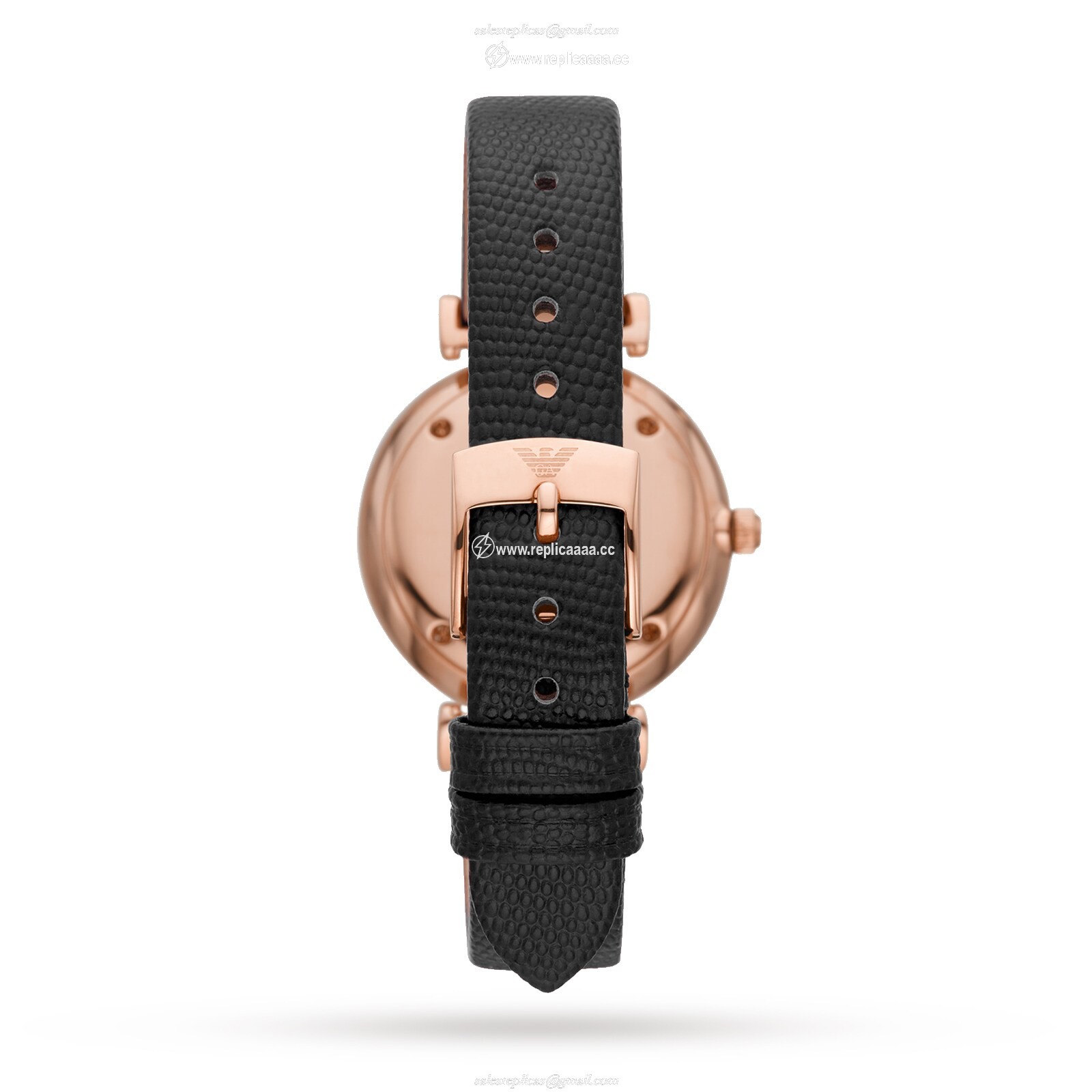 Replica Emporio Armani Ladie's Leather Strap details AR11387 2 Replica Emporio Armani Ladie's Leather Strap details AR11387