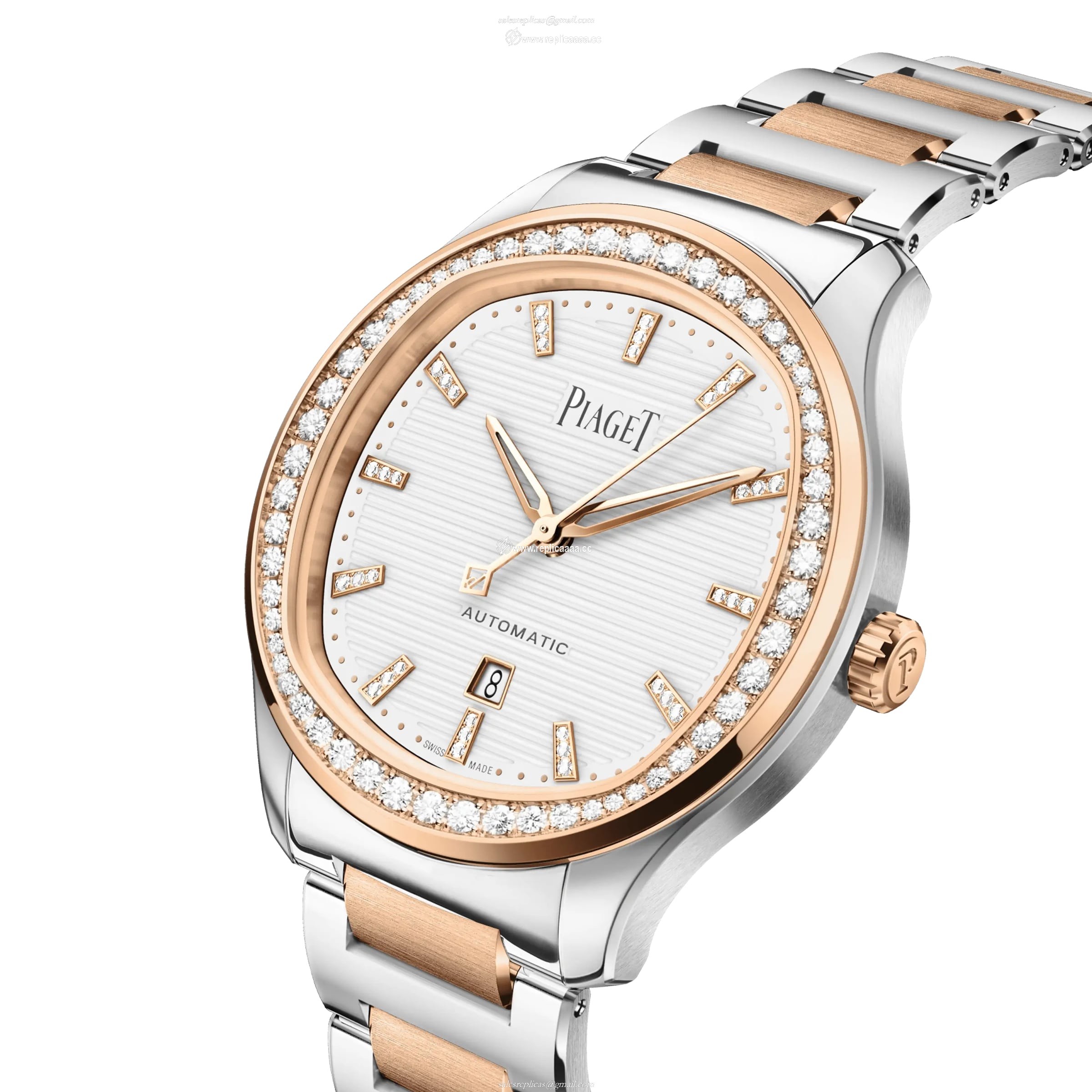 Replica Piaget Polo Date 36mm Ladies details White G0A48026 2 Replica Piaget Polo Date 36mm Ladies details White G0A48026