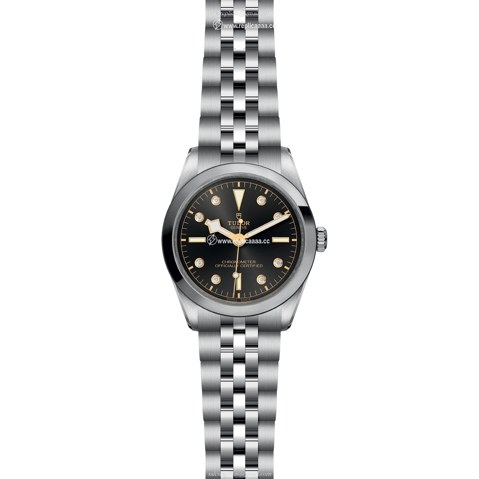Replica Tudor Black Bay 36 Manufacture Calibre MT5400 (COSC) 36mm Steel Case Steel Bracelet M79640-0004 2 Replica Tudor Black Bay 36 Manufacture Calibre MT5400 (COSC) 36mm Steel Case Steel Bracelet M79640-0004