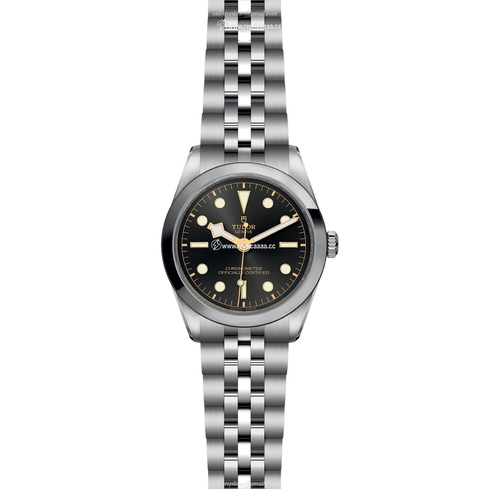 Replica Tudor Black Bay 36 Manufacture Calibre MT5400 (COSC) 36mm Steel Case Steel Bracelet M79640-0001 2 Replica Tudor Black Bay 36 Manufacture Calibre MT5400 (COSC) 36mm Steel Case Steel Bracelet M79640-0001
