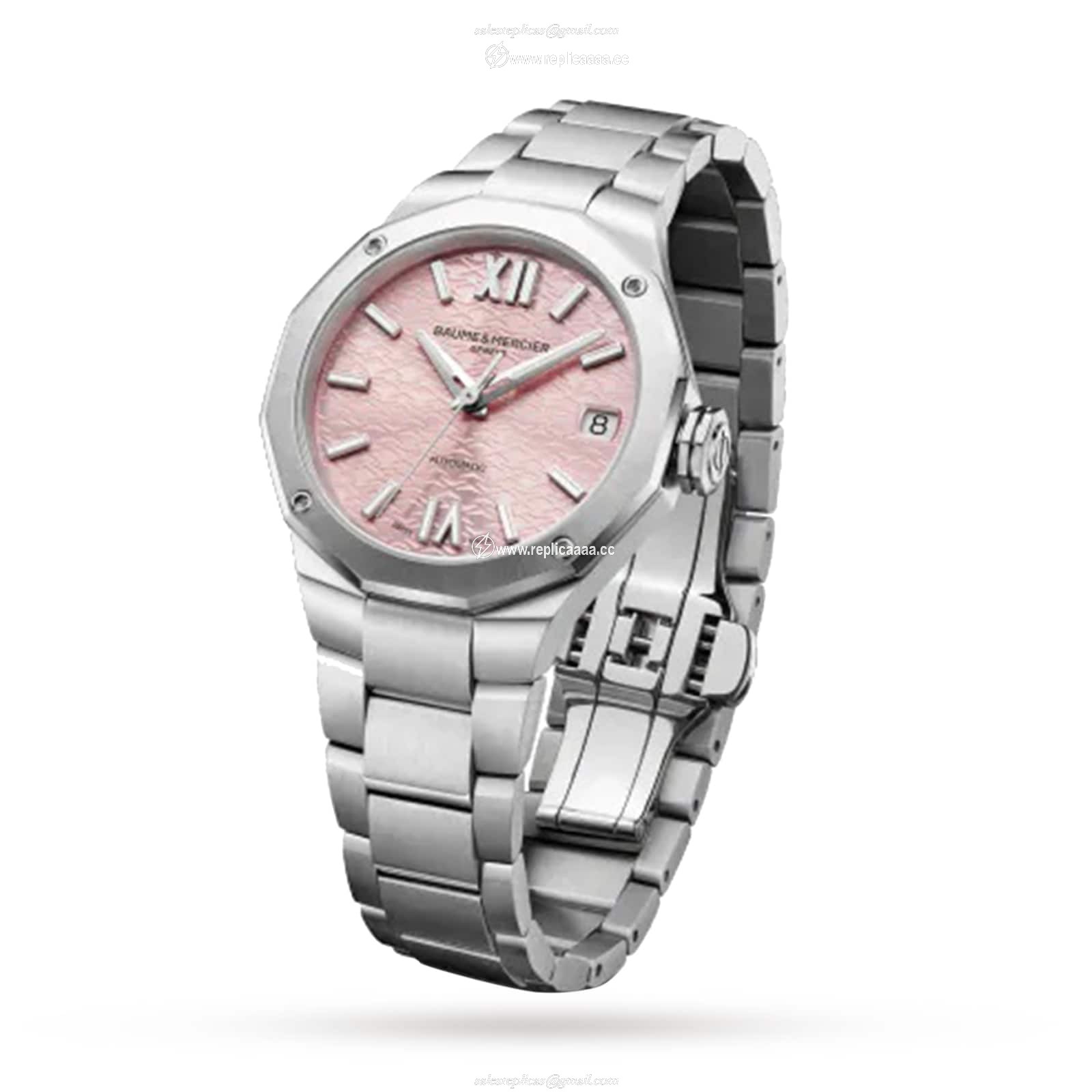 Replica Baume & Mercier Riviera Automatic Ladies details Date Display 33mm BM0A10675