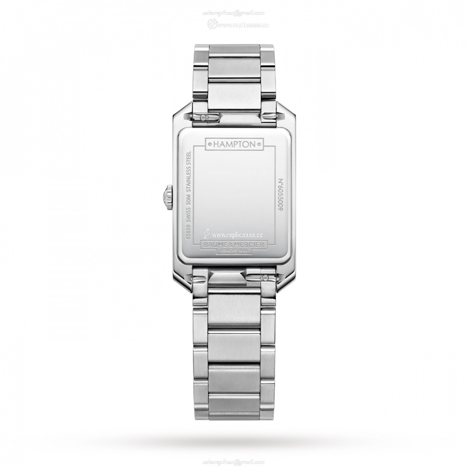 Replica Baume & Mercier Hampton 35mm Ladies details Stainless Steel BM0A10474 2 Replica Baume & Mercier Hampton 35mm Ladies details Stainless Steel BM0A10474