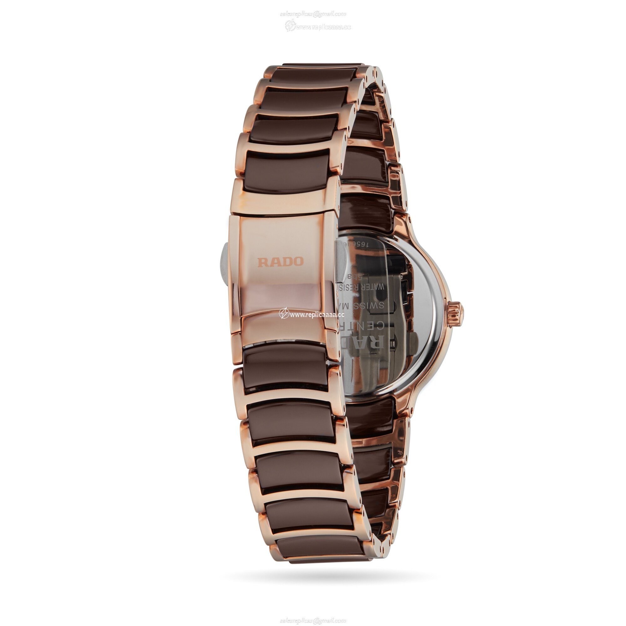 Replica Rado Centrix 30mm Stainless Steel Ladies details Brown R30024732 2 Replica Rado Centrix 30mm Stainless Steel Ladies details Brown R30024732