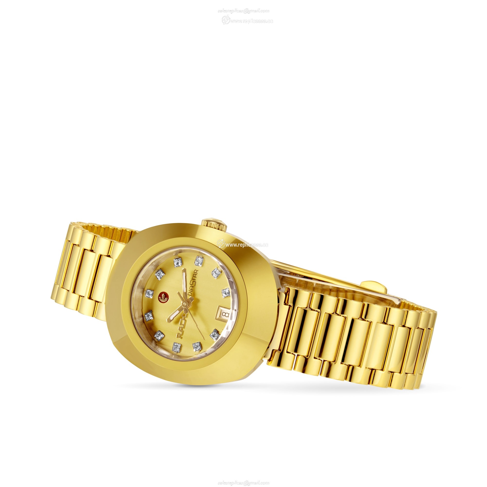 Replica Rado DiaStar 27.3mm Ladies details Gold R12416633 2 Replica Rado DiaStar 27.3mm Ladies details Gold R12416633