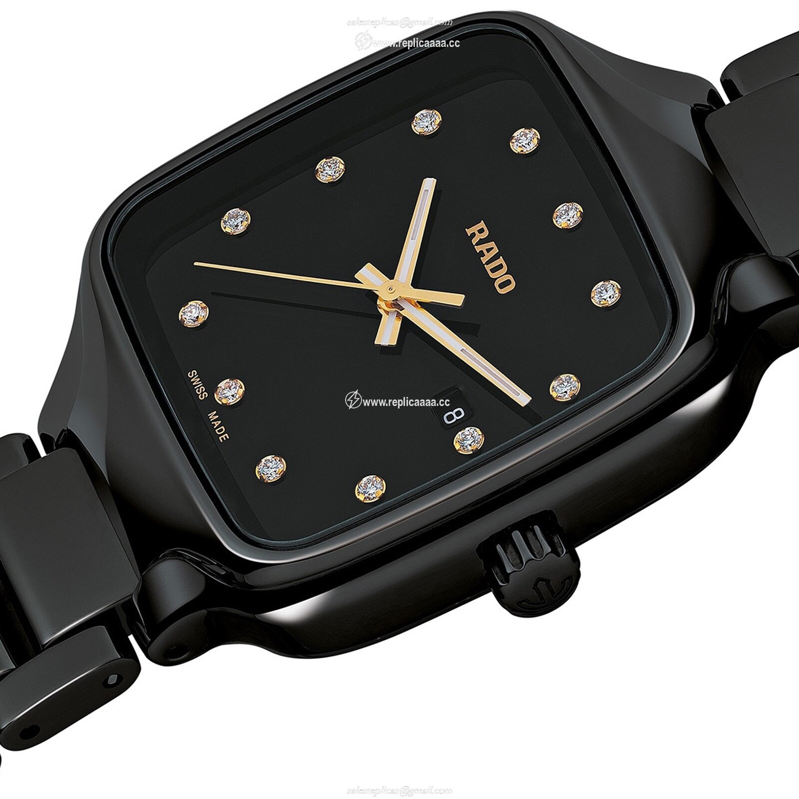 Replica Rado True Square Diamond Ladies details R27080702