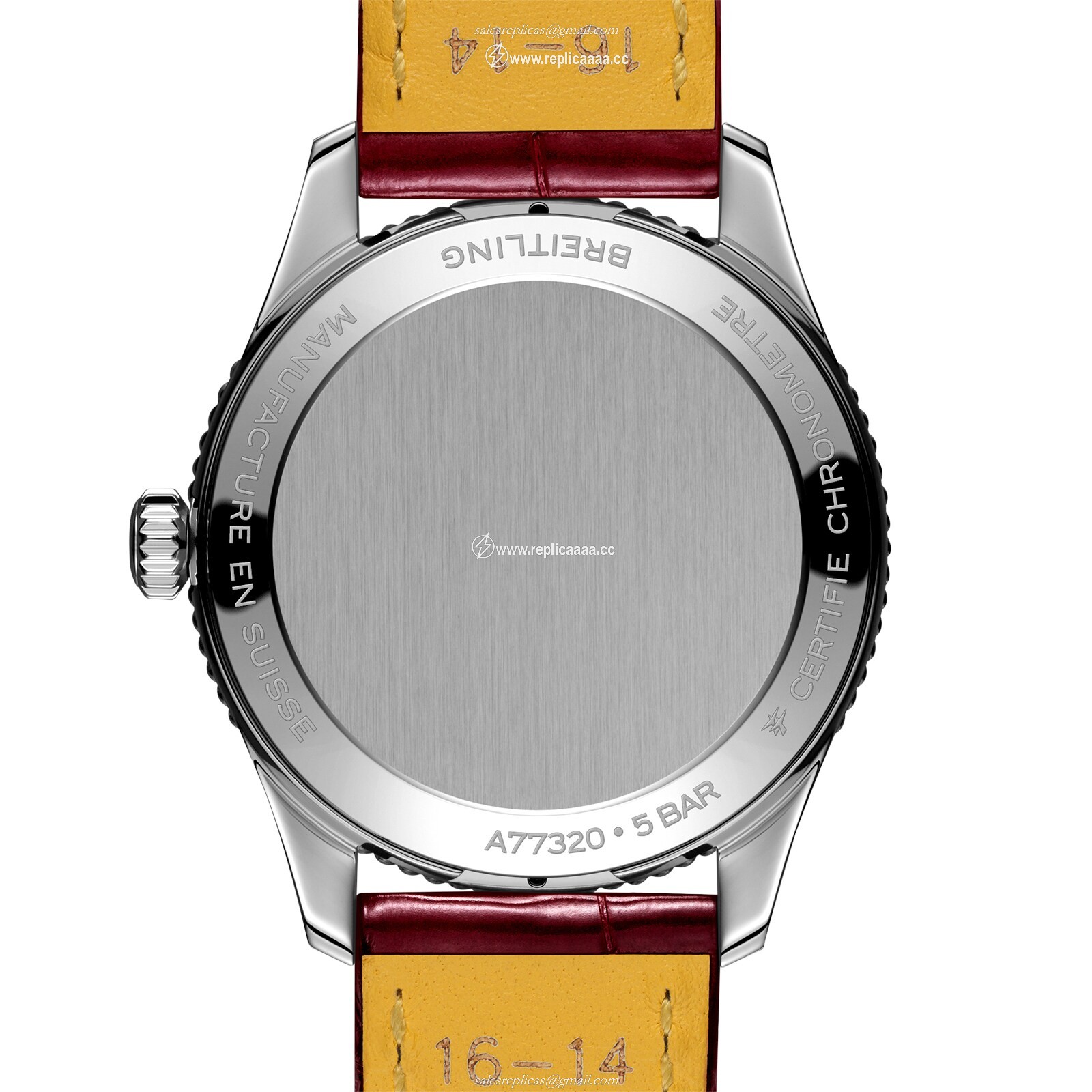 Replica Breitling Navitimer 32mm Ladies details White Mother Of Pearl Alligator A77320E61A2P2