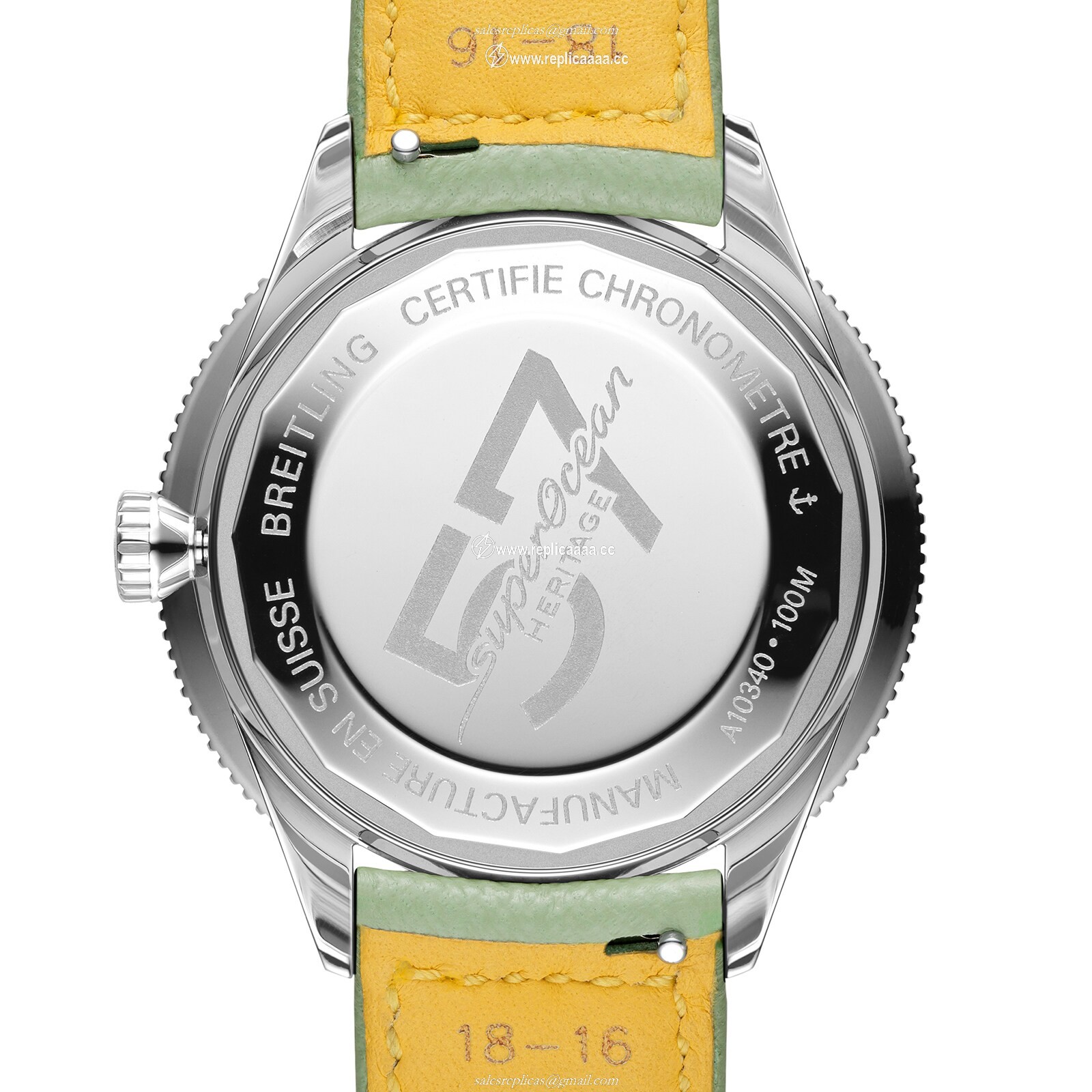 Replica Breitling Superocean Heritage '57 Pastel Paradise Green 38mm Ladies details A10340361L1X1 2 Replica Breitling Superocean Heritage '57 Pastel Paradise Green 38mm Ladies details A10340361L1X1