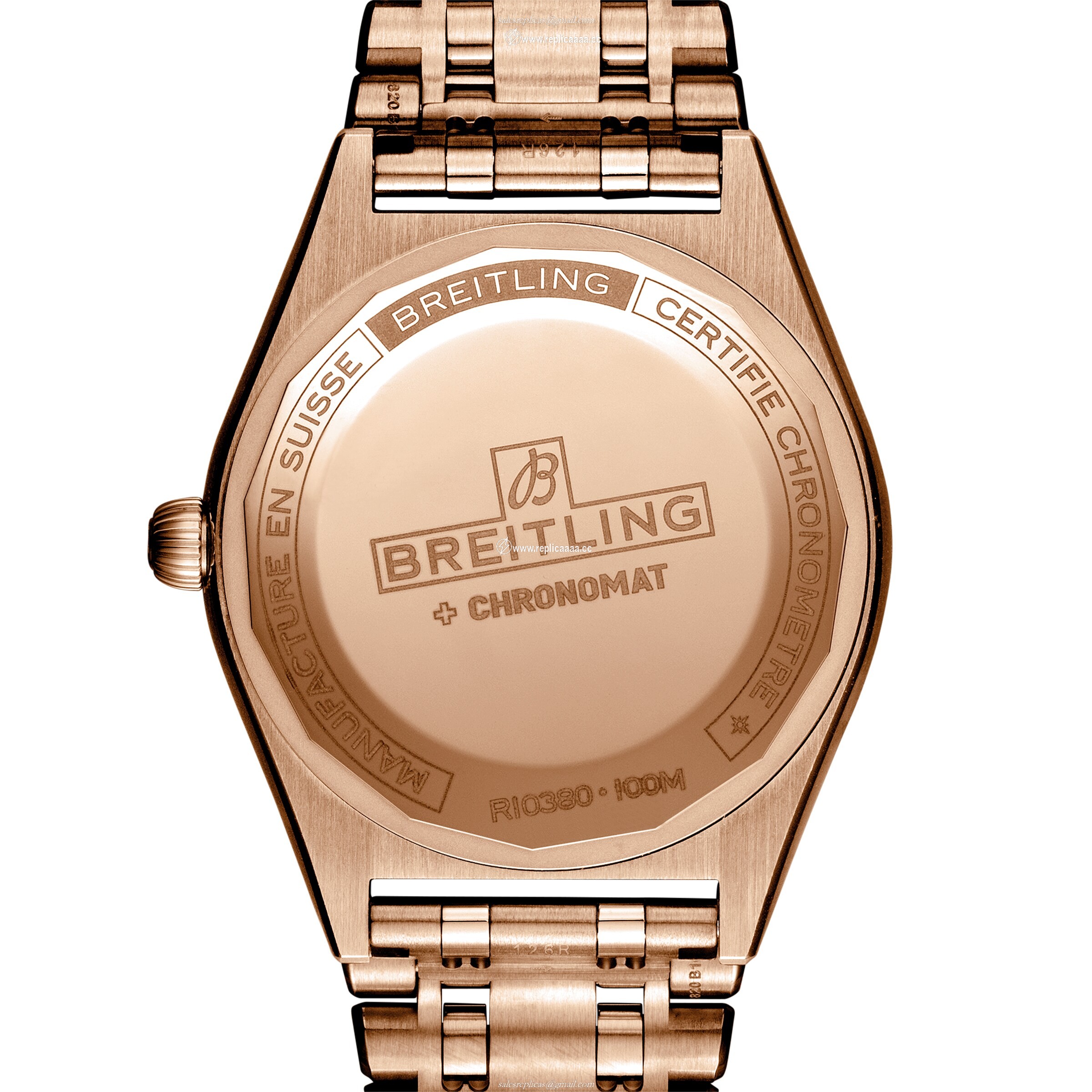 Replica Breitling Chronomat Automatic 36 18k Red Gold details R10380101A1R1 2 Replica Breitling Chronomat Automatic 36 18k Red Gold details R10380101A1R1