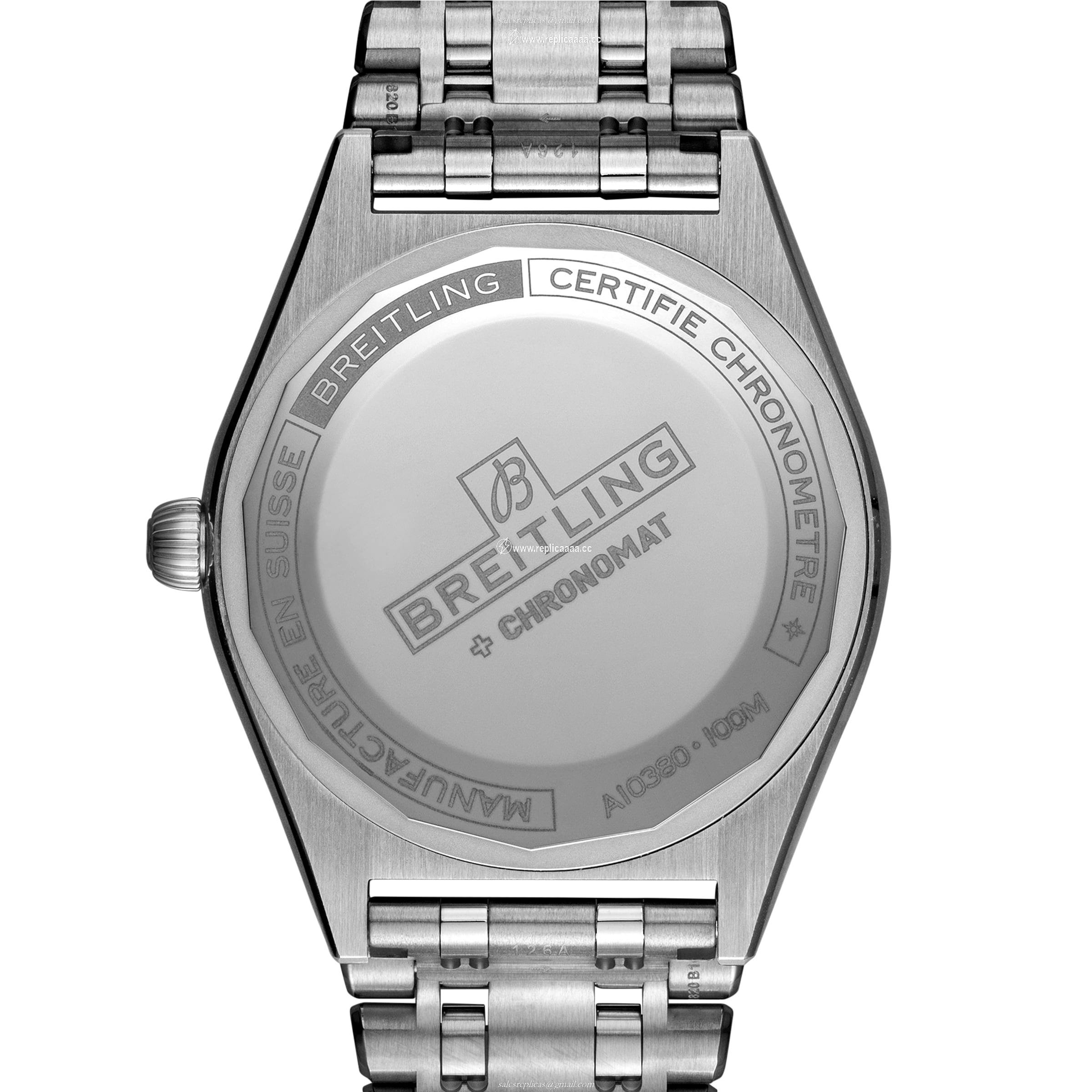 Replica Breitling Chronomat Automatic 36 Stainless Steel details A10380101C1A1 2 Replica Breitling Chronomat Automatic 36 Stainless Steel details A10380101C1A1