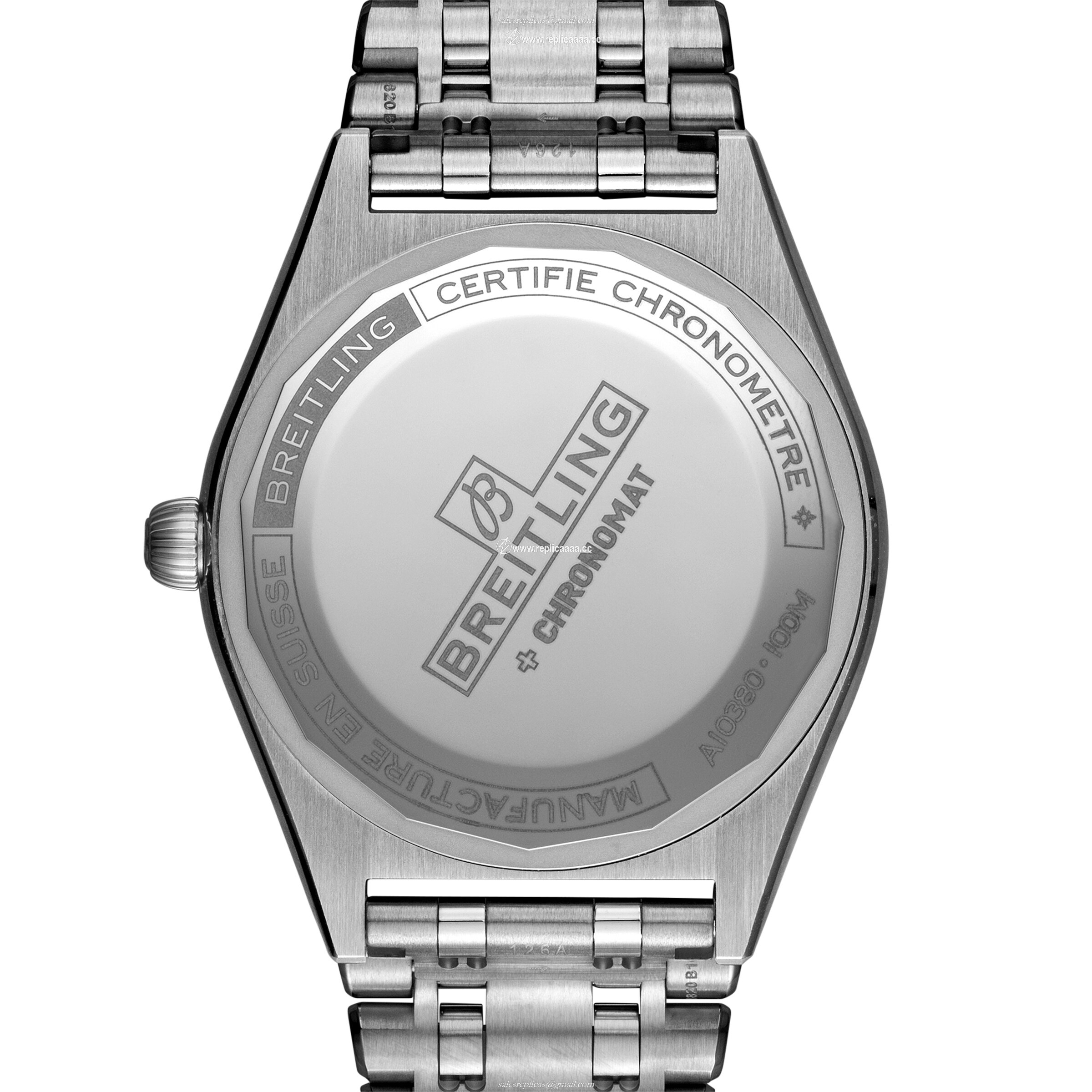 Replica Breitling Chronomat Automatic 36 Stainless Steel details A10380101A3A1