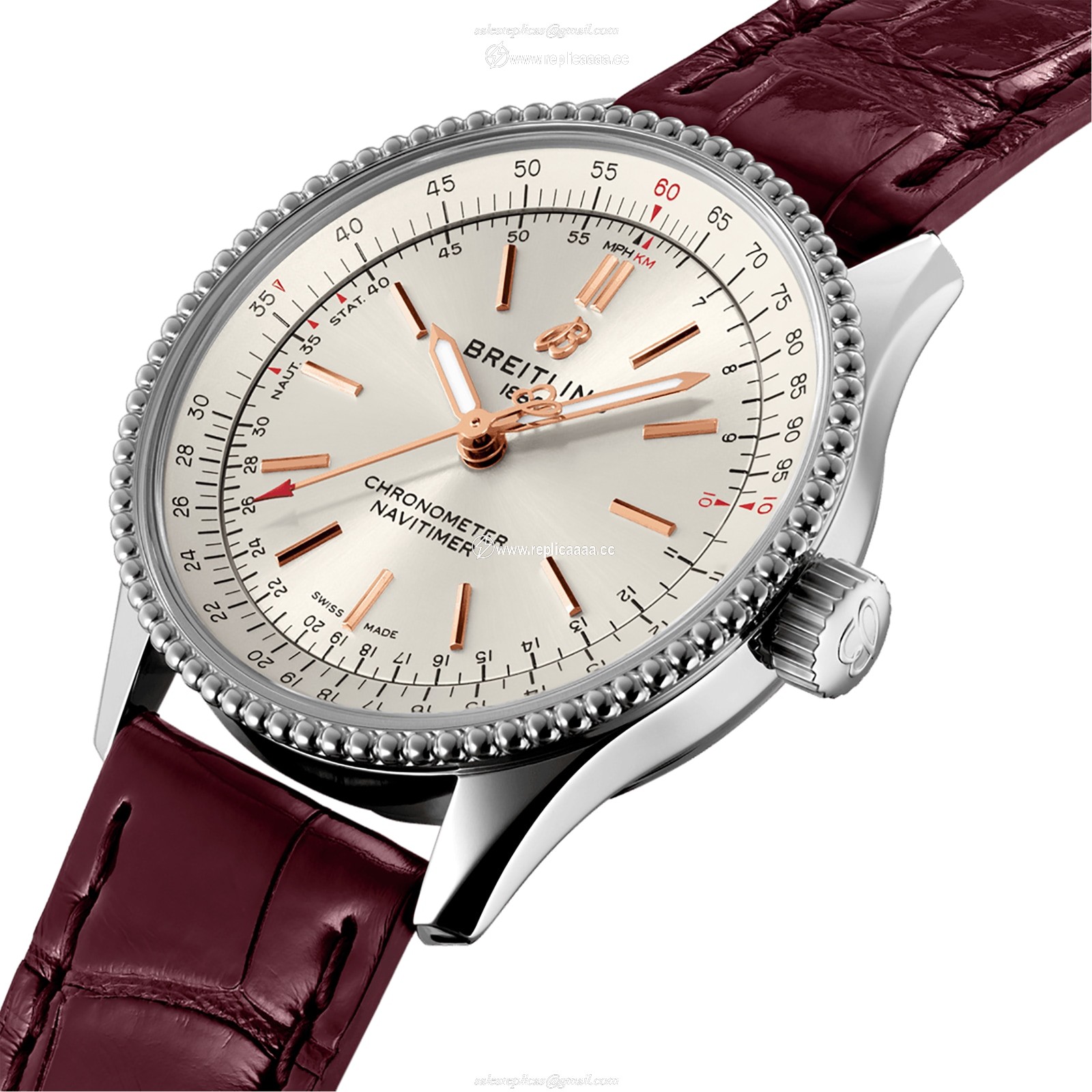 Replica Breitling Navitimer Automatic 35 Stainless Steel details A17395F41G1P1 2 Replica Breitling Navitimer Automatic 35 Stainless Steel details A17395F41G1P1