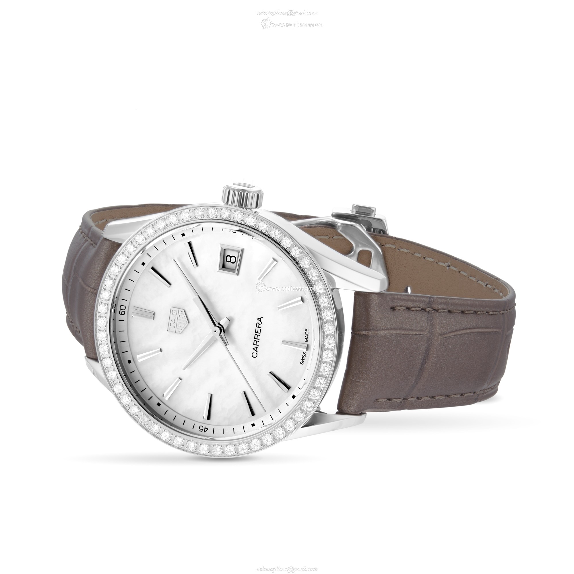 Replica TAG Heuer Carrera 36mm Ladies details - Diamonds WBK1316.FC8258 2 Replica TAG Heuer Carrera 36mm Ladies details - Diamonds WBK1316.FC8258