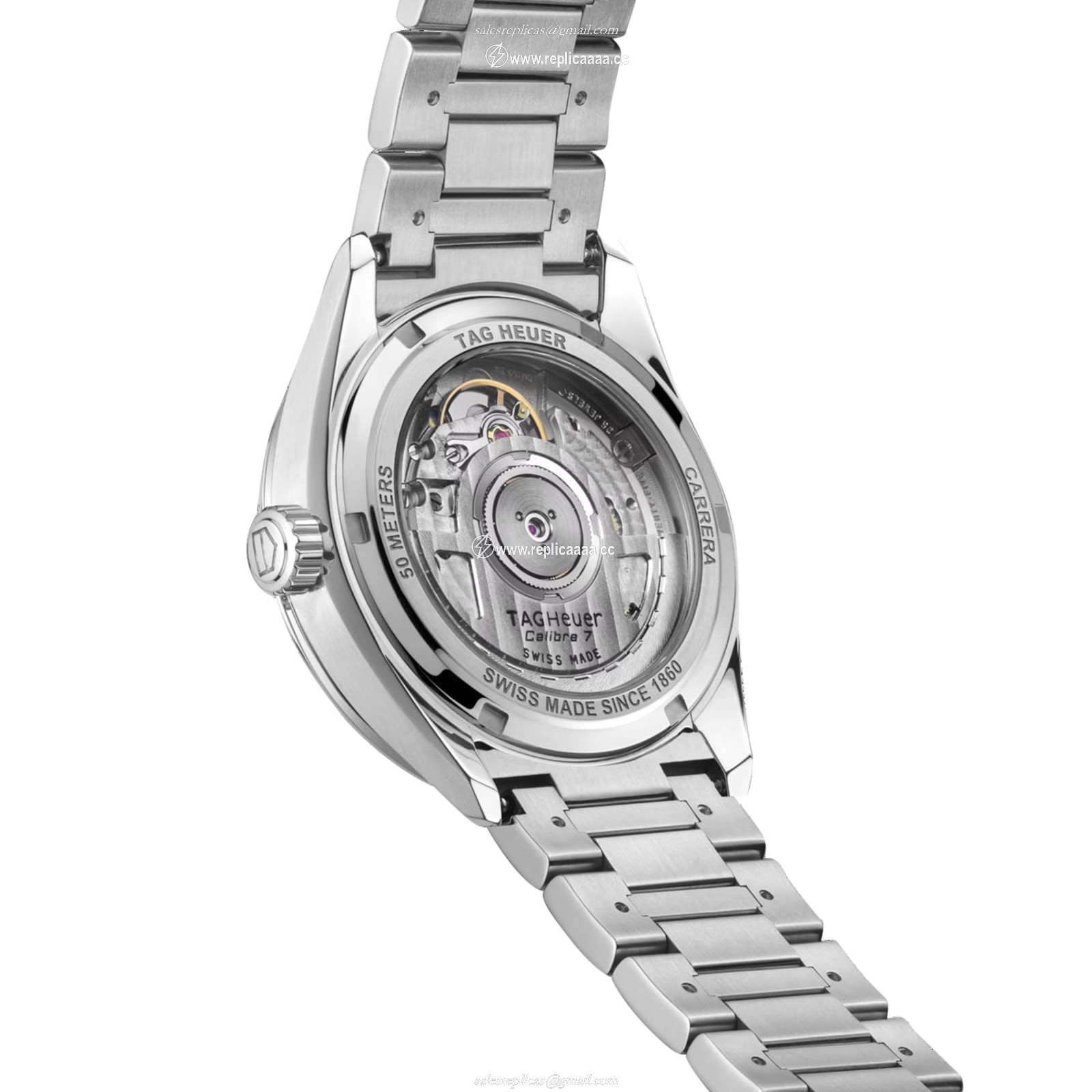 Replica TAG Heuer Carrera 36mm Ladies details Diamonds Silver WBN231B.BA0001