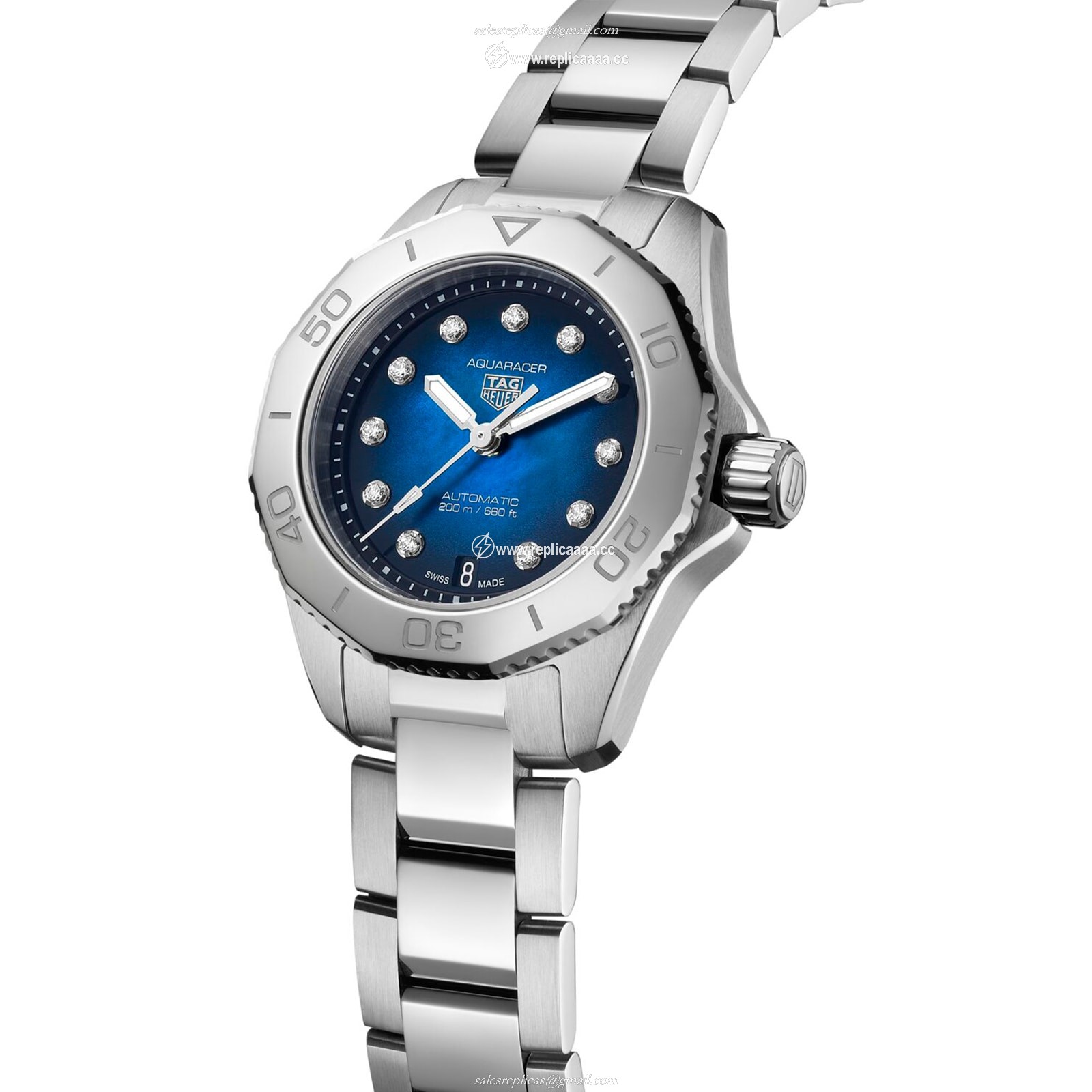 Replica TAG Heuer Aquaracer Professional 200 Ladies details WBP2411.BA0622
