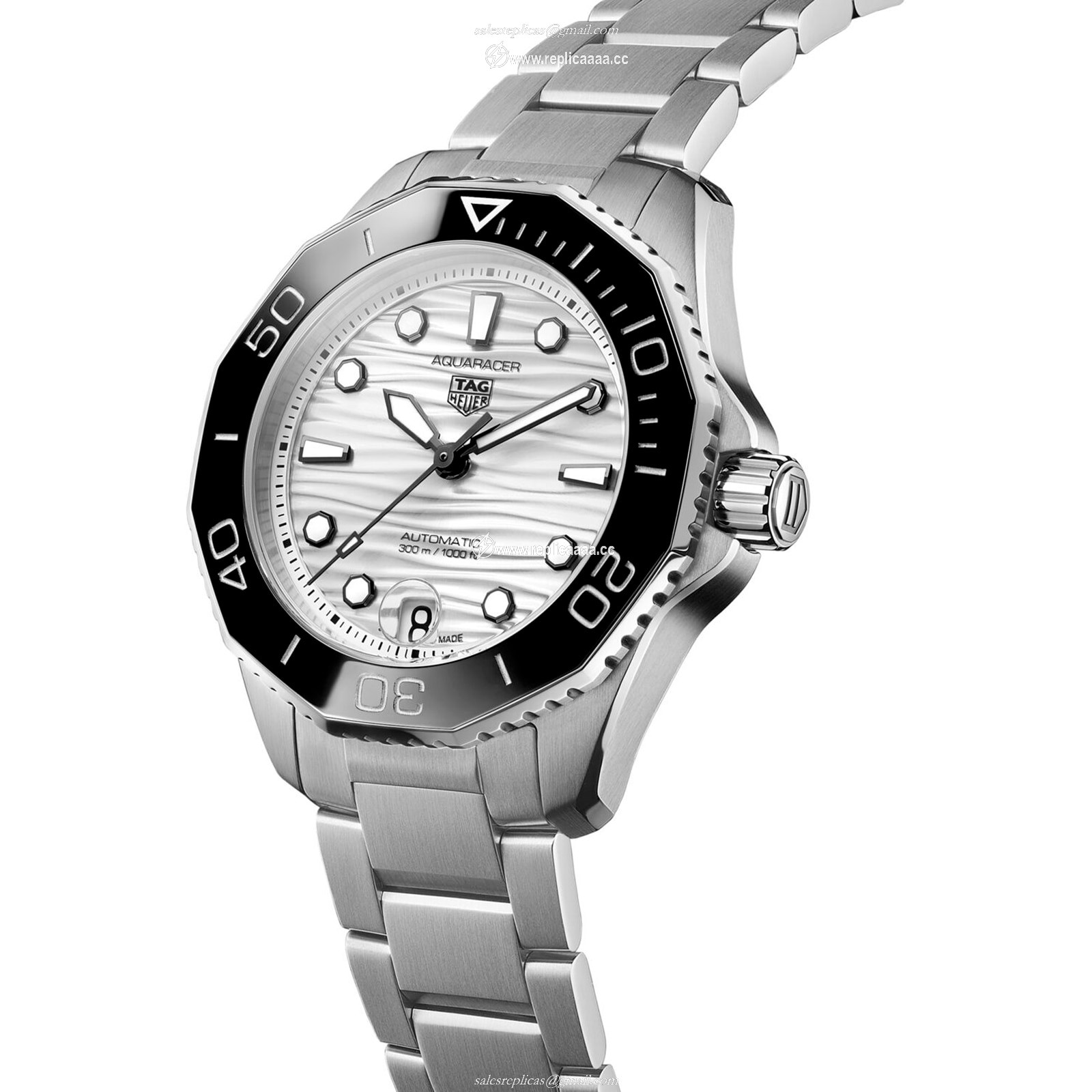 Replica TAG Heuer Aquaracer Professional 300 Calibre 5 Automatic 36mm Ladies details WBP231C.BA0626 2 Replica TAG Heuer Aquaracer Professional 300 Calibre 5 Automatic 36mm Ladies details WBP231C.BA0626