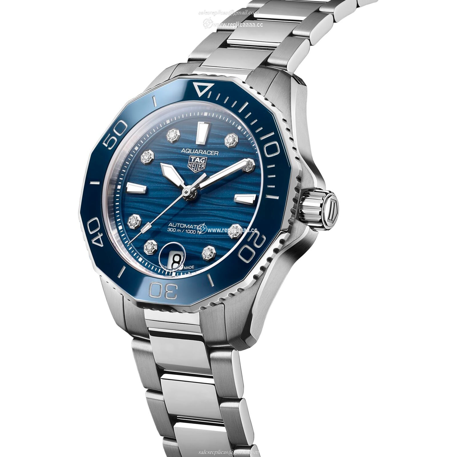 Replica TAG Heuer Aquaracer Professional 300 Automatic 36mm Ladies details WBP231B.BA0618 2 Replica TAG Heuer Aquaracer Professional 300 Automatic 36mm Ladies details WBP231B.BA0618