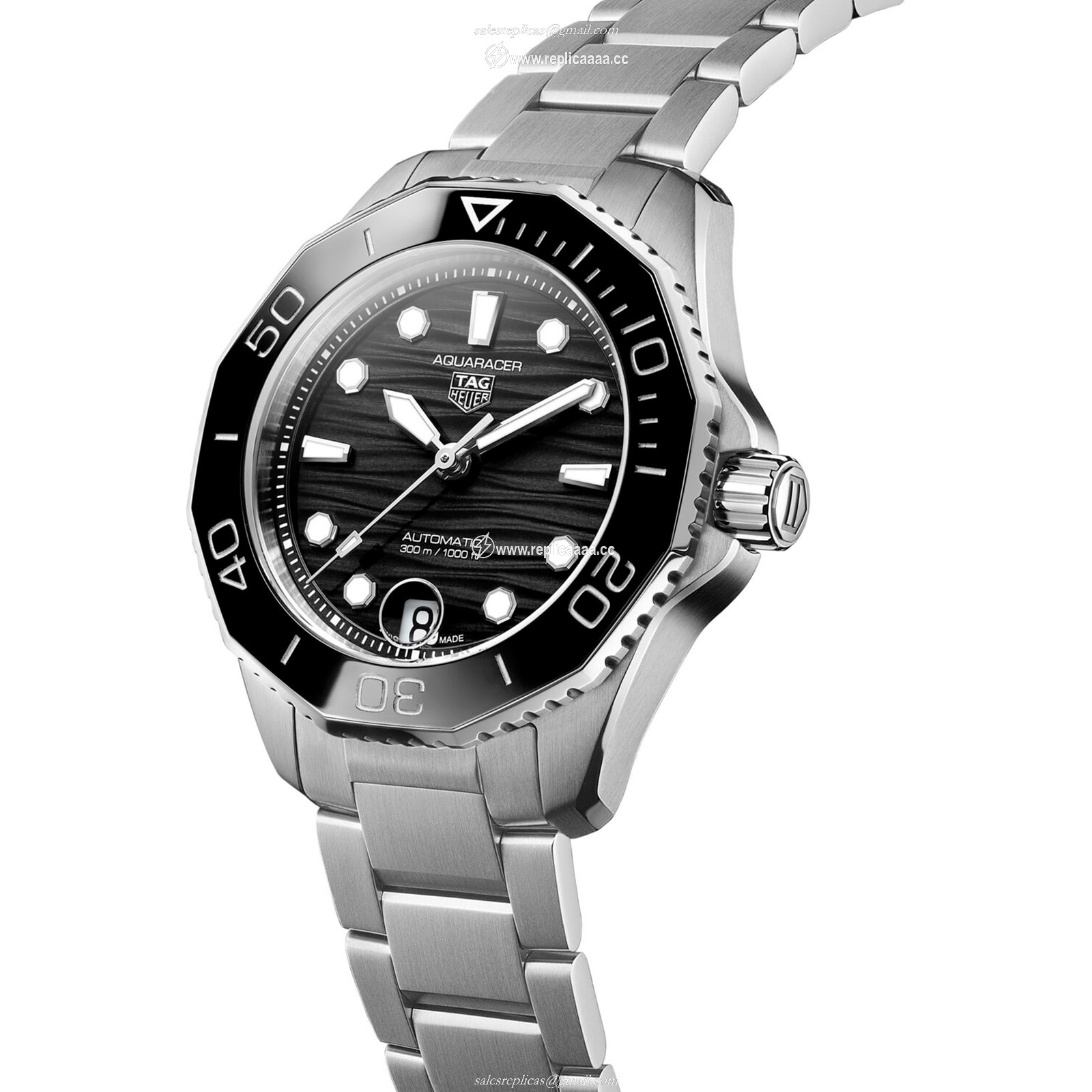 Replica TAG Heuer Aquaracer Professional 300 Automatic 36mm Ladies details WBP231D.BA0626