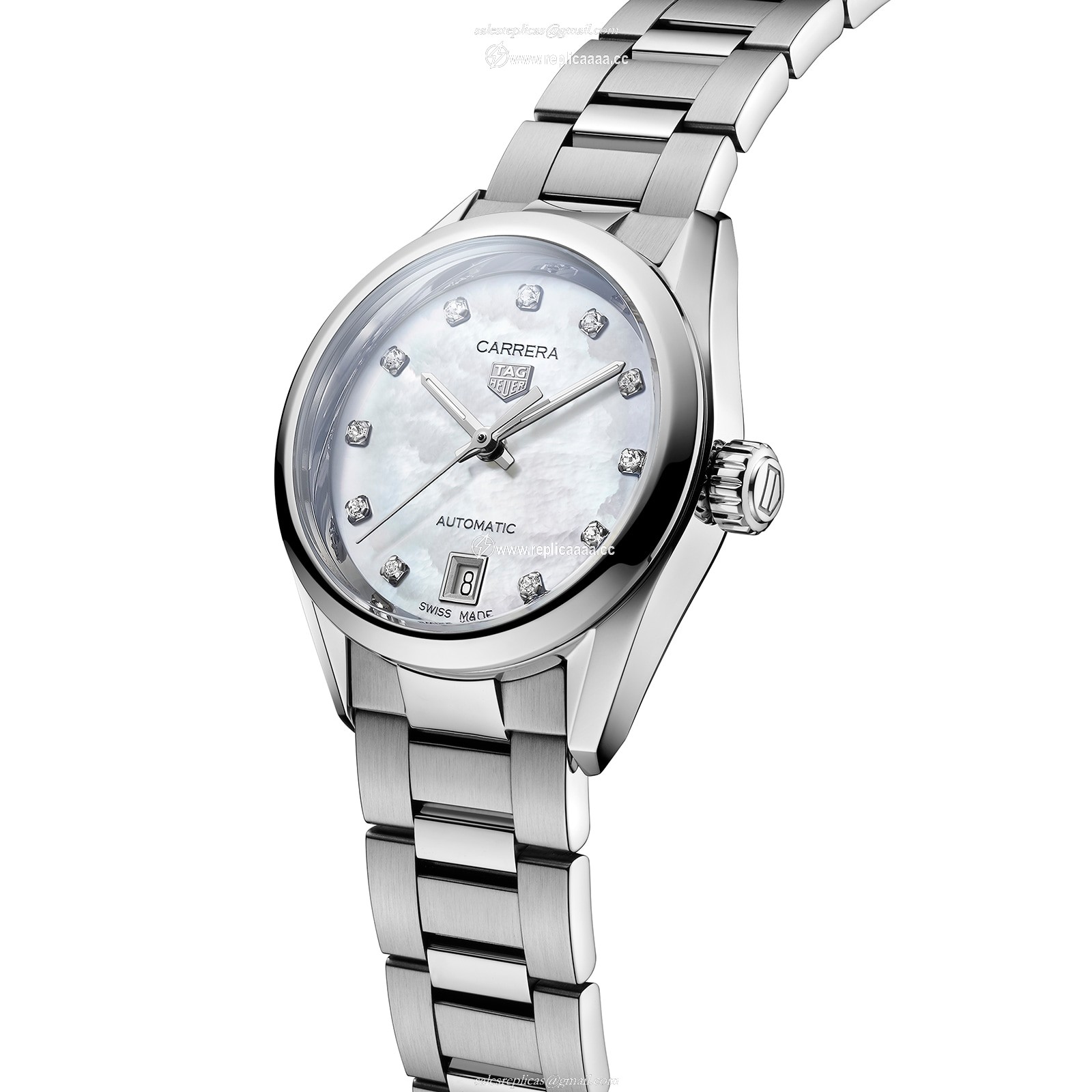 Replica TAG Heuer Carrera Three-Hand 29mm Automatic Ladies details WBN2412.BA0621