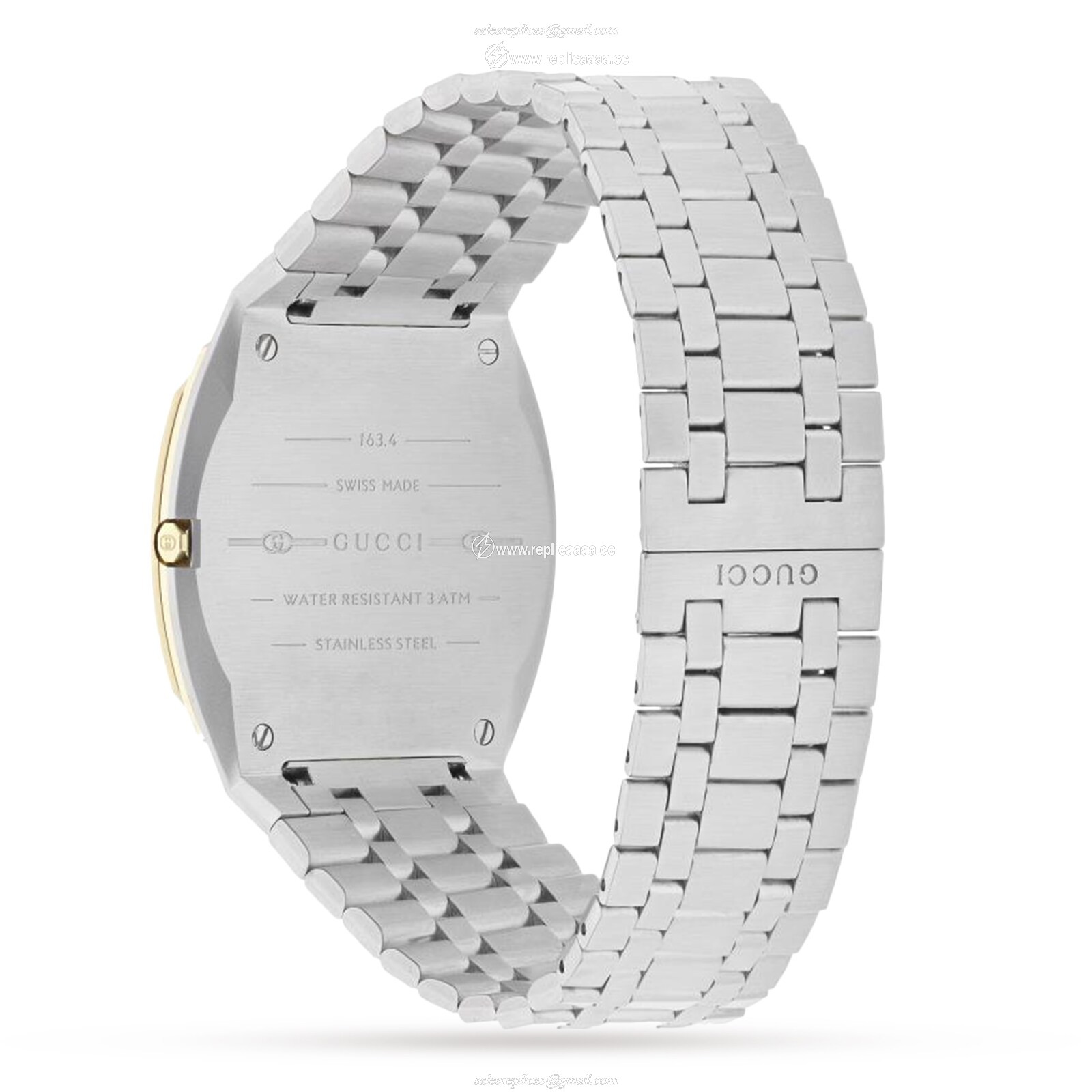 Replica Gucci GUCCI 25H details 34mm YA163403 2 Replica Gucci GUCCI 25H details 34mm YA163403