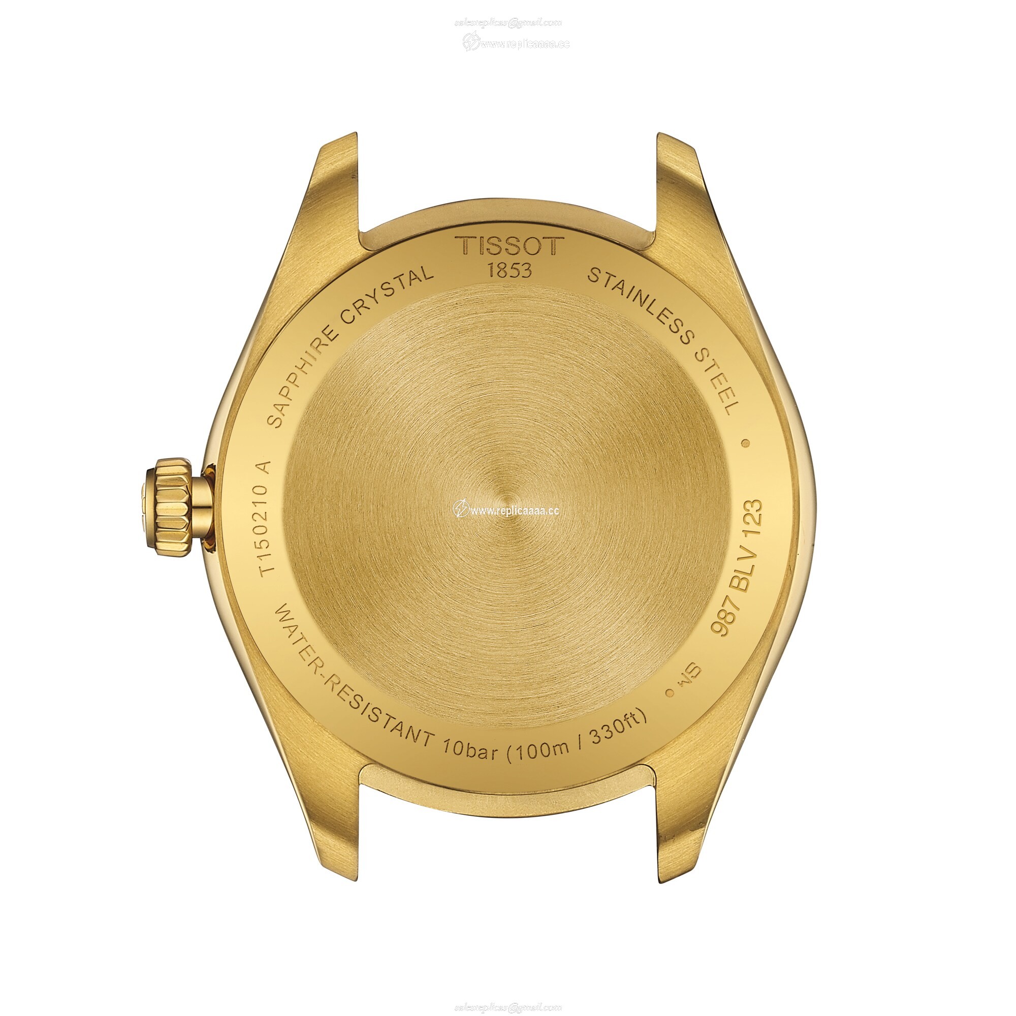 Replica Tissot PR 100 34mm Ladies details T1502103302100