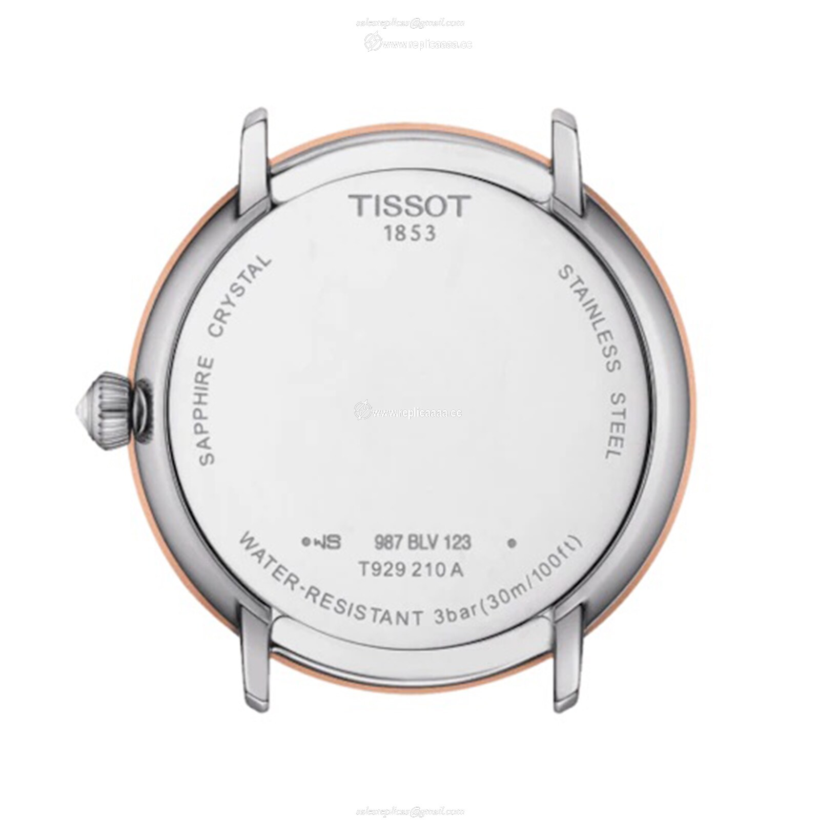 Replica Tissot T-Gold Glendora 18K Gold 33mm Ladies details Cream T9292104626100