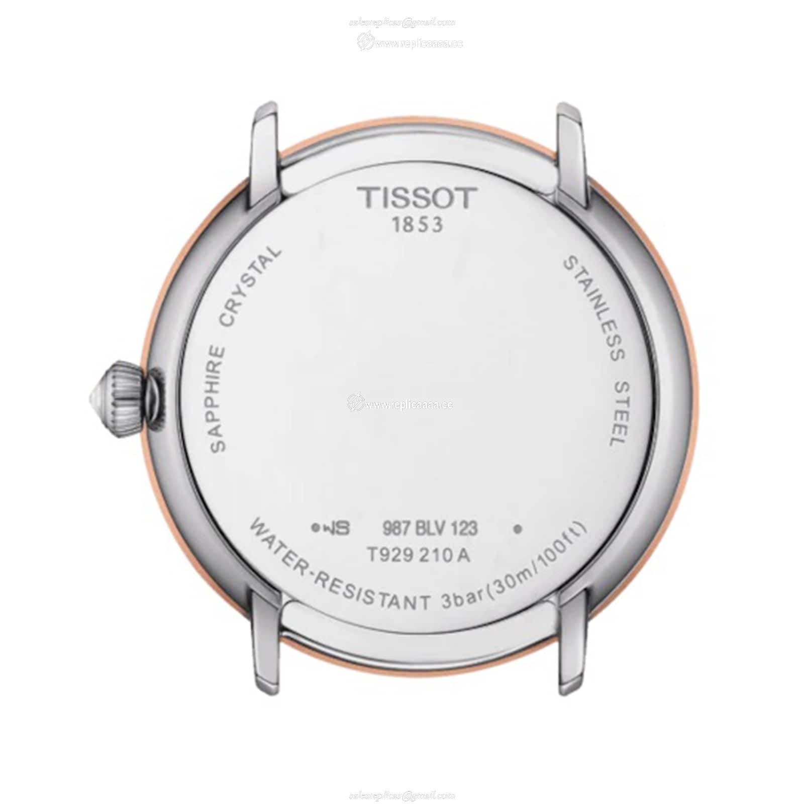 Replica Tissot T-Gold Glendora 18K Gold 33mm Ladies details Cream T9292104626600 2 Replica Tissot T-Gold Glendora 18K Gold 33mm Ladies details Cream T9292104626600