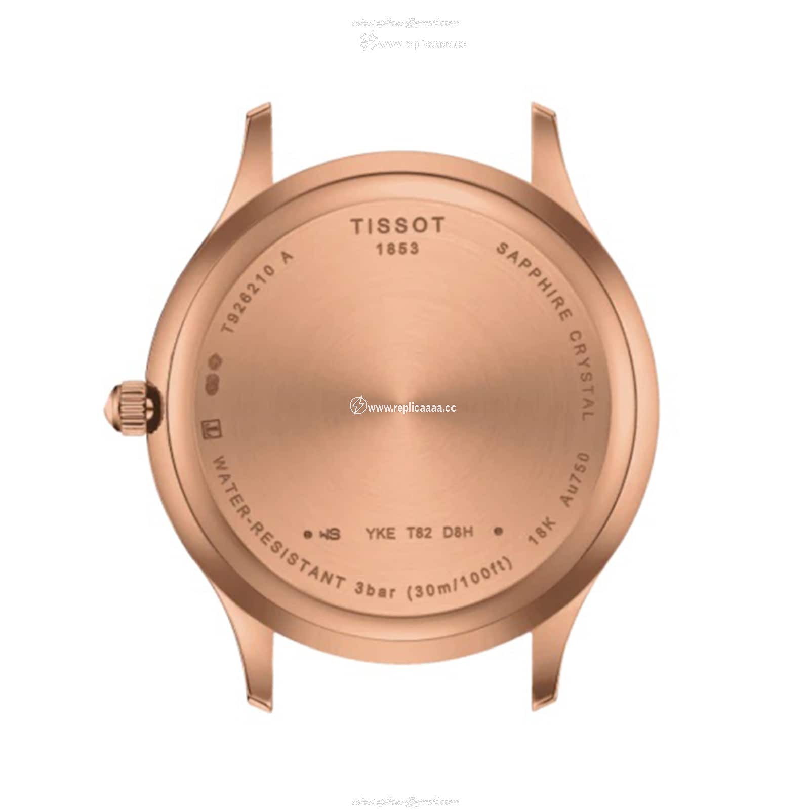 Replica Tissot T-Gold Excellence Lady 18K Gold 32mm Ladies details T9262107601300 2 Replica Tissot T-Gold Excellence Lady 18K Gold 32mm Ladies details T9262107601300