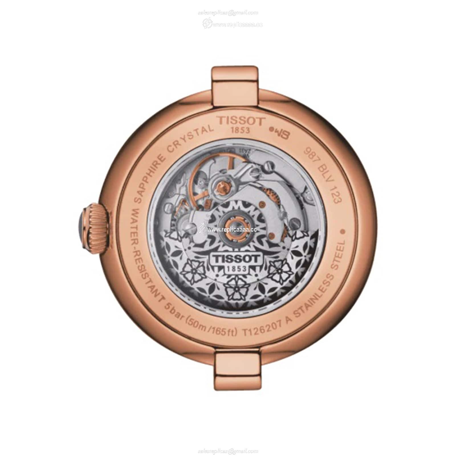Replica Tissot T-My Lady Bellisima 29mm Ladies details T1262073601300