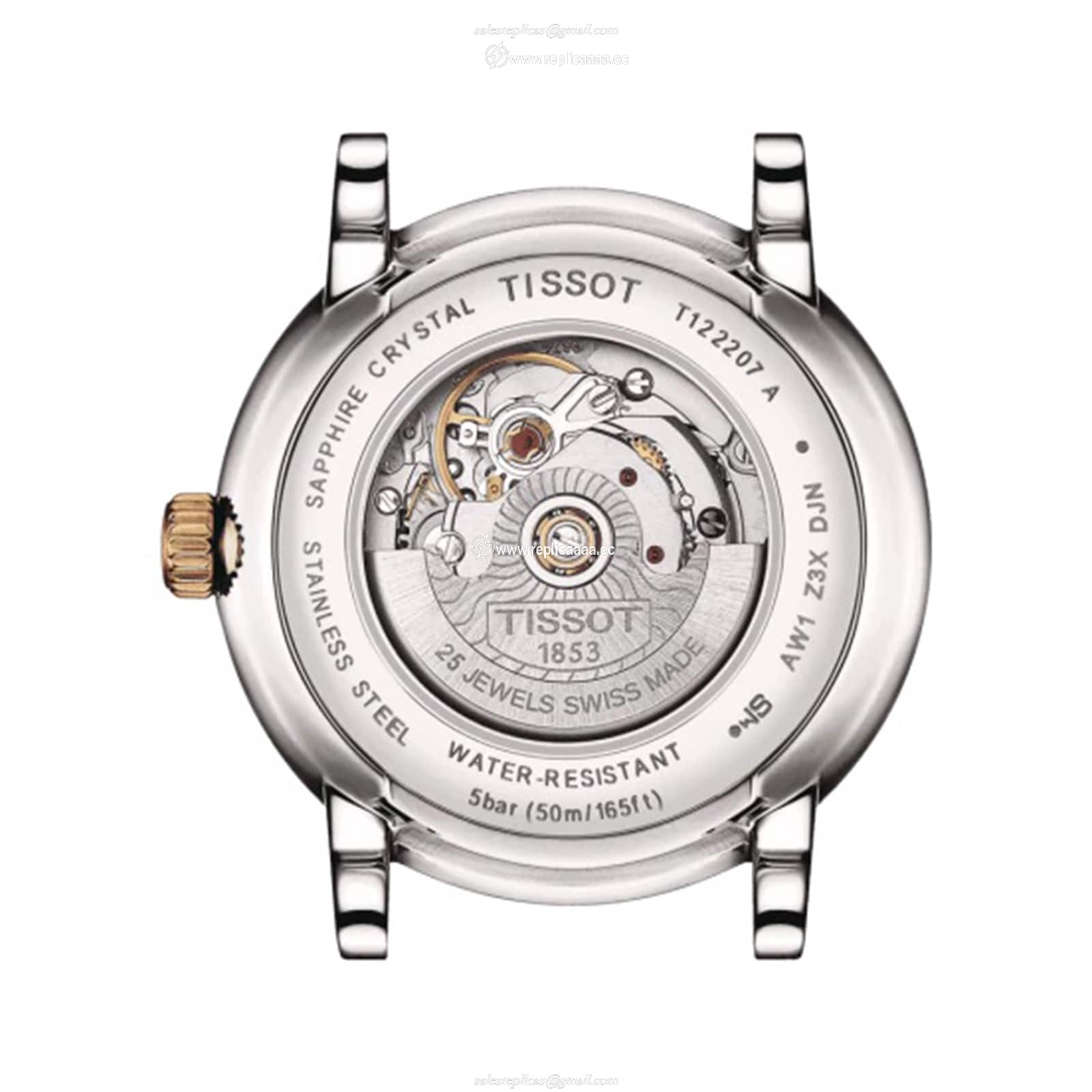 Replica Tissot T-Classic Carson 30mm Ladies details T1222072203300