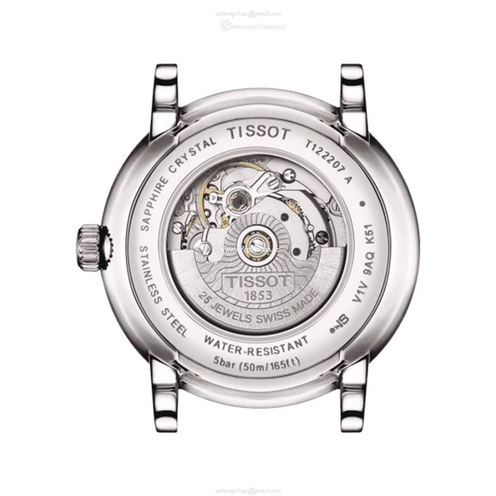Replica Tissot T-Classic Carson 30mm Ladies details T1222071103300