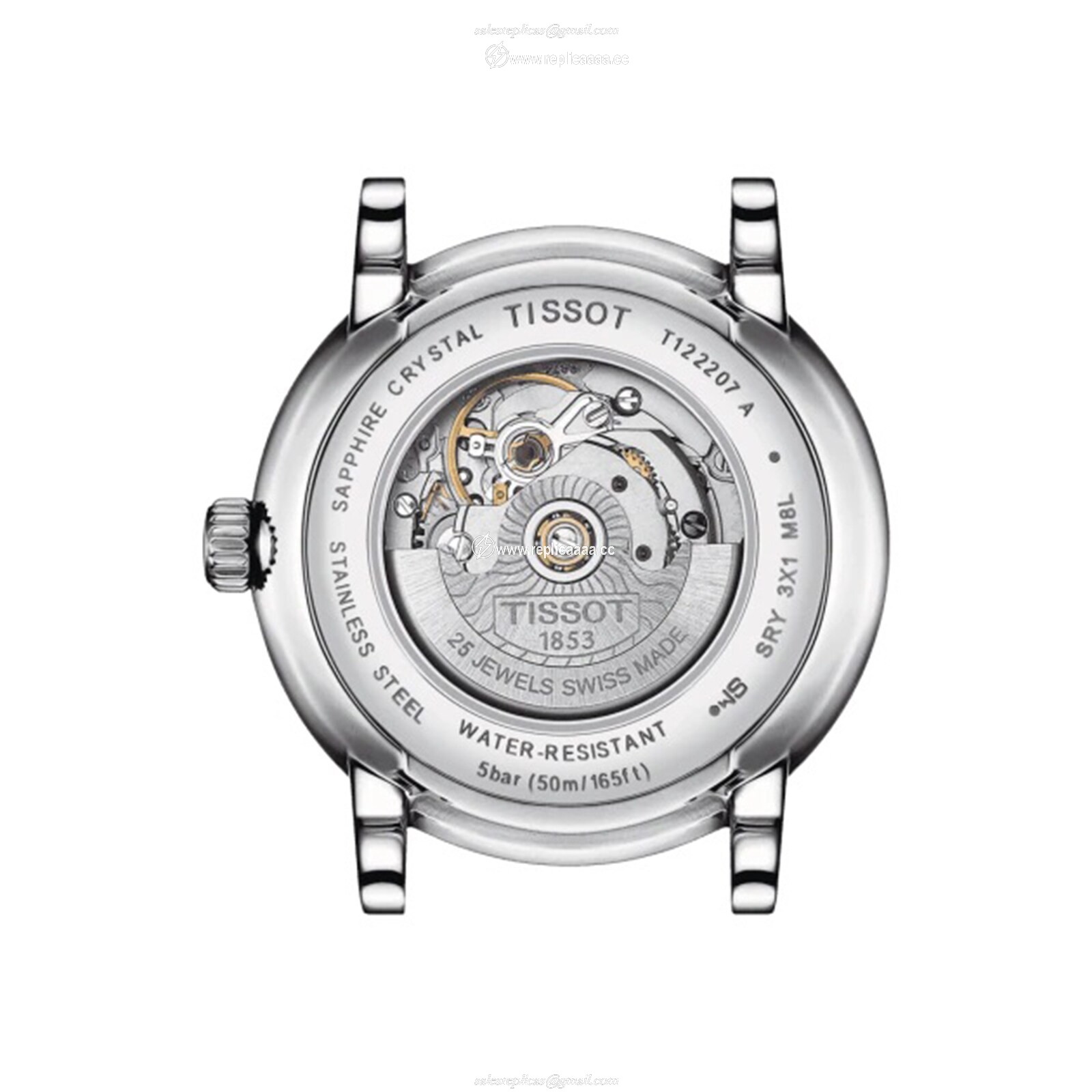 Replica Tissot T-Classic Carson 30mm Ladies details T1222071103600 2 Replica Tissot T-Classic Carson 30mm Ladies details T1222071103600