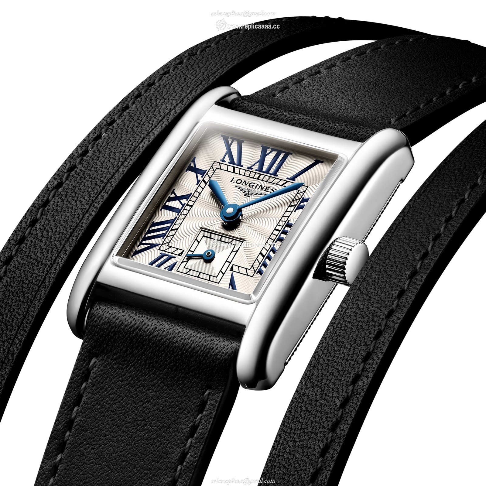 Replica Longines Mini Dolcevita 21.5mm X 29mm Ladies details Black Strap L52004710 2 Replica Longines Mini Dolcevita 21.5mm X 29mm Ladies details Black Strap L52004710