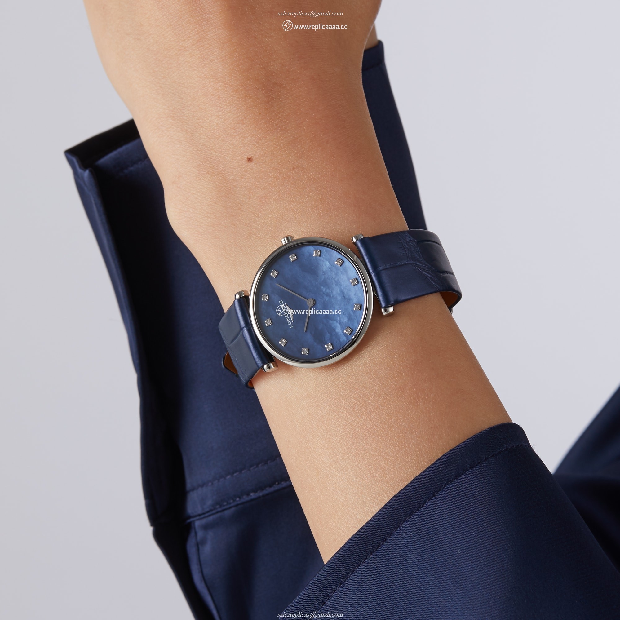 Replica Longines La Grande Classique De Longines 29mm Ladies details Blue L45124812