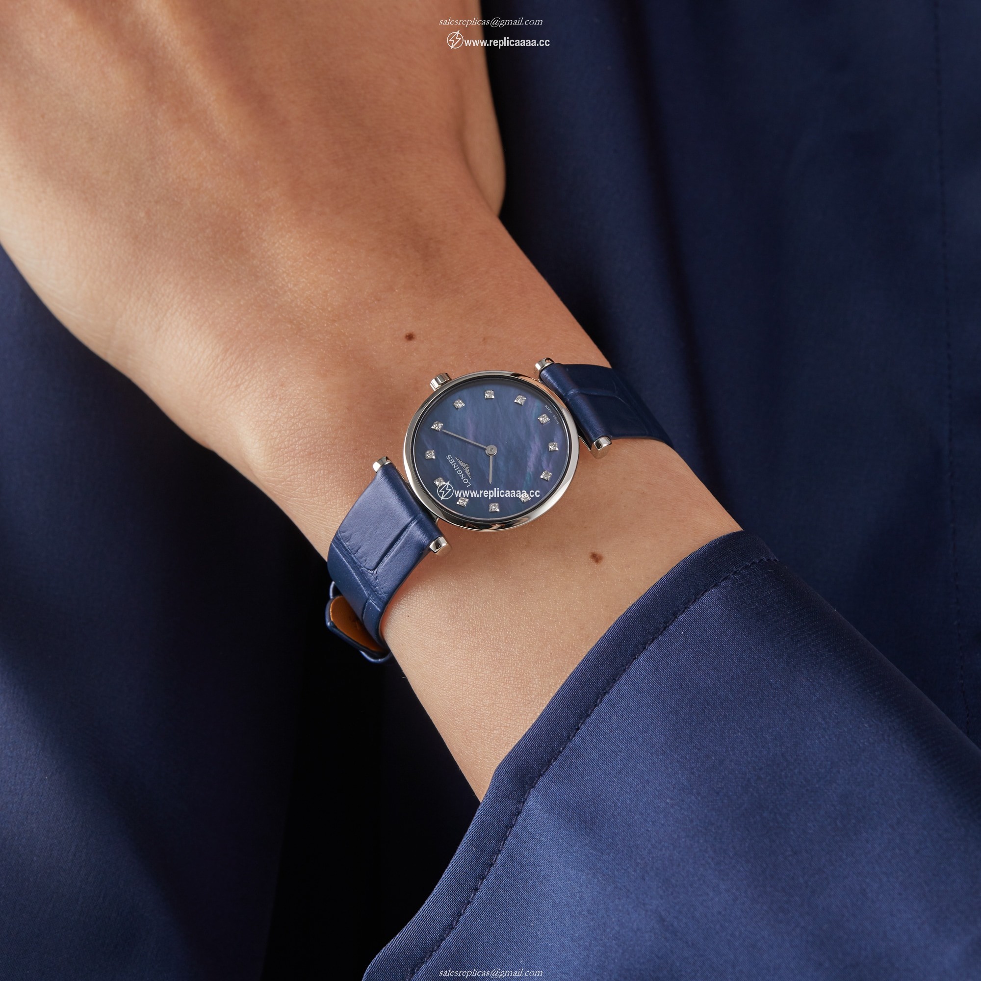 Replica Longines La Grande Classique De Longines 24mm Ladies details Blue L42094812 2 Replica Longines La Grande Classique De Longines 24mm Ladies details Blue L42094812