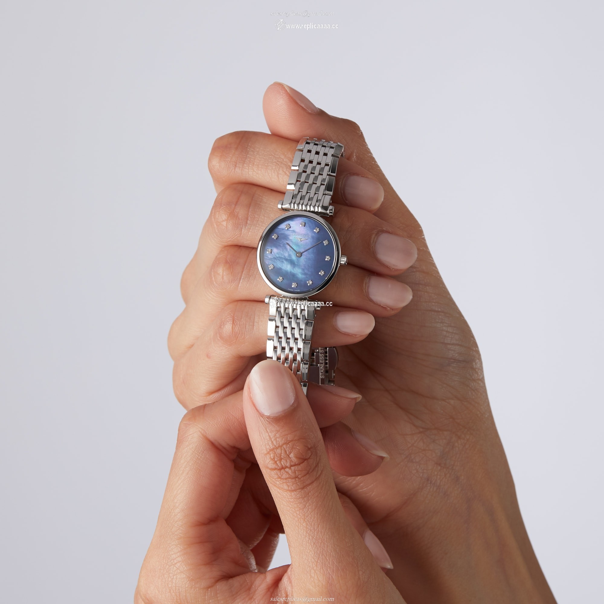 Replica Longines La Grande Classique De Longines 24mm Ladies details Blue L42094816 2 Replica Longines La Grande Classique De Longines 24mm Ladies details Blue L42094816