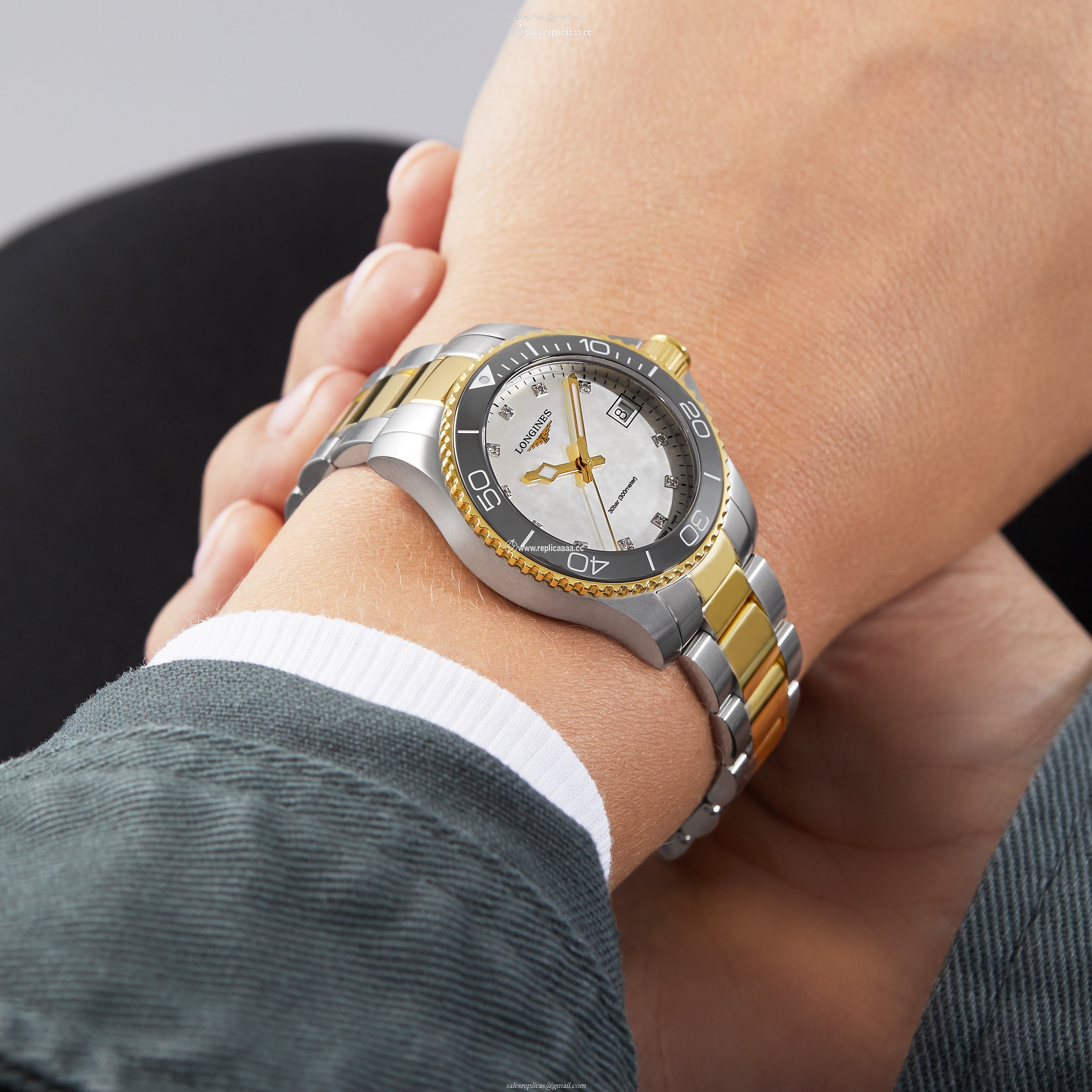 Replica Longines Hydroconquest 32mm Ladies details Mother Of Pearl Exclusive to The details es Of Switzerland Group L33703876 2 Replica Longines Hydroconquest 32mm Ladies details Mother Of Pearl Exclusive to The details es Of Switzerland Group L33703876