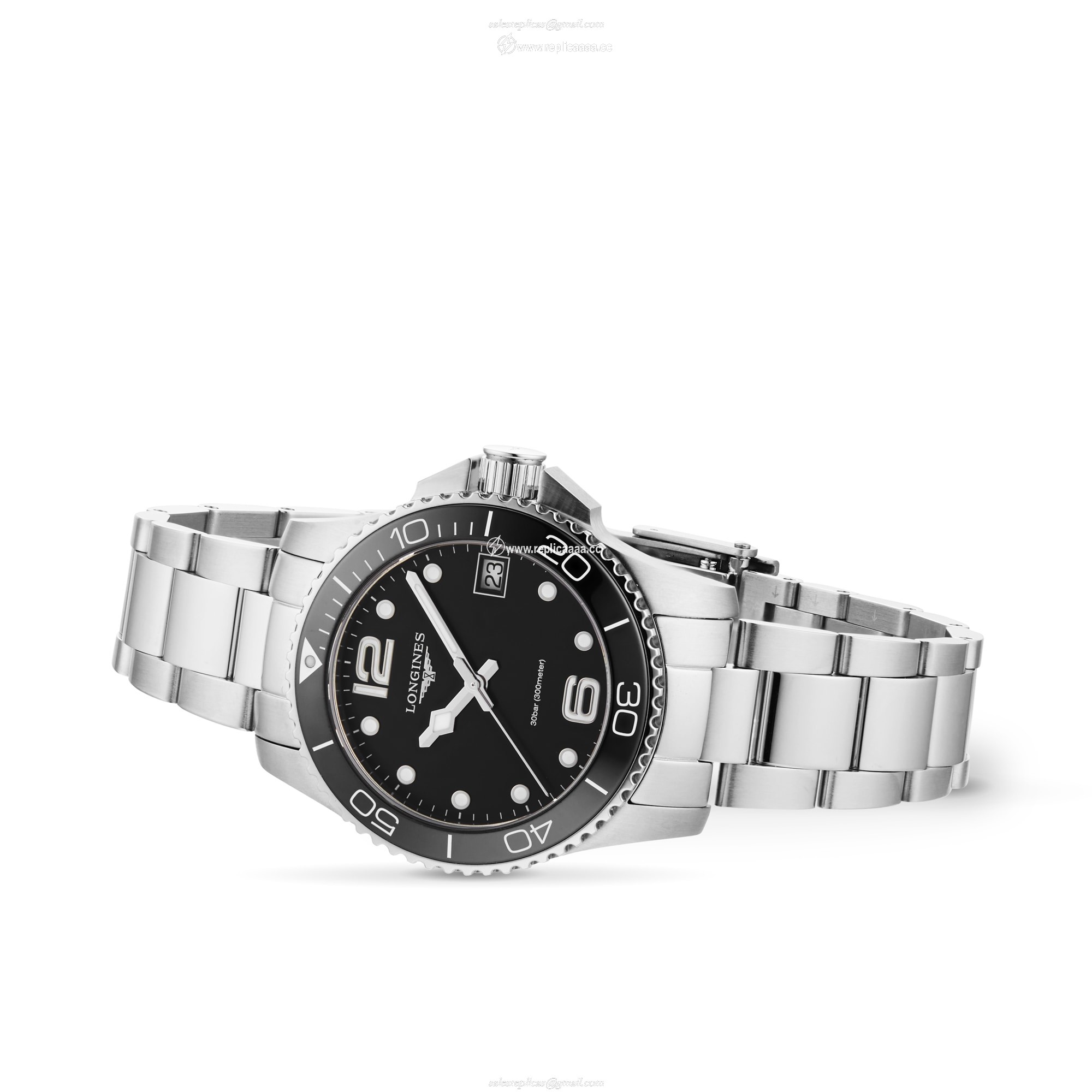 Replica Longines Hydroconquest 32mm Ladies details Black L33704566 2 Replica Longines Hydroconquest 32mm Ladies details Black L33704566