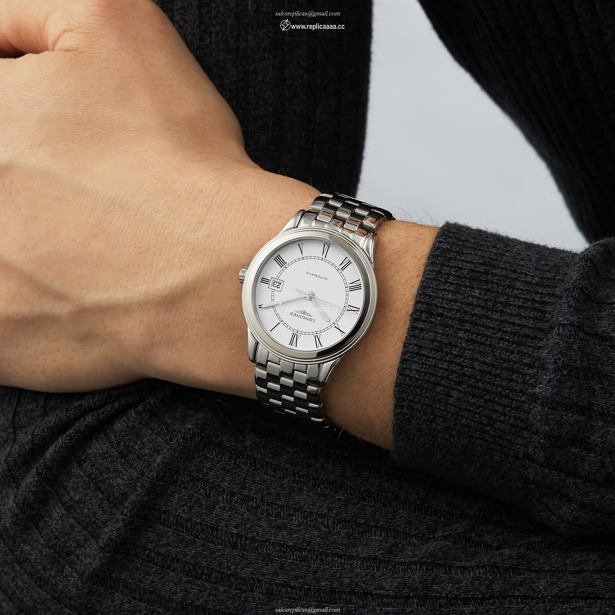 Replica Longines Flagship 40mm Ladies details L49744216 2 Replica Longines Flagship 40mm Ladies details L49744216