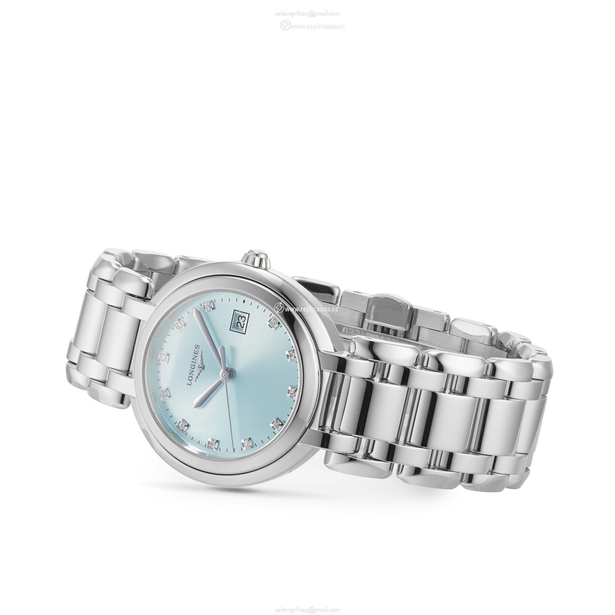 Replica Longines Prima Luna 30mm Ladies details Blue L81224906