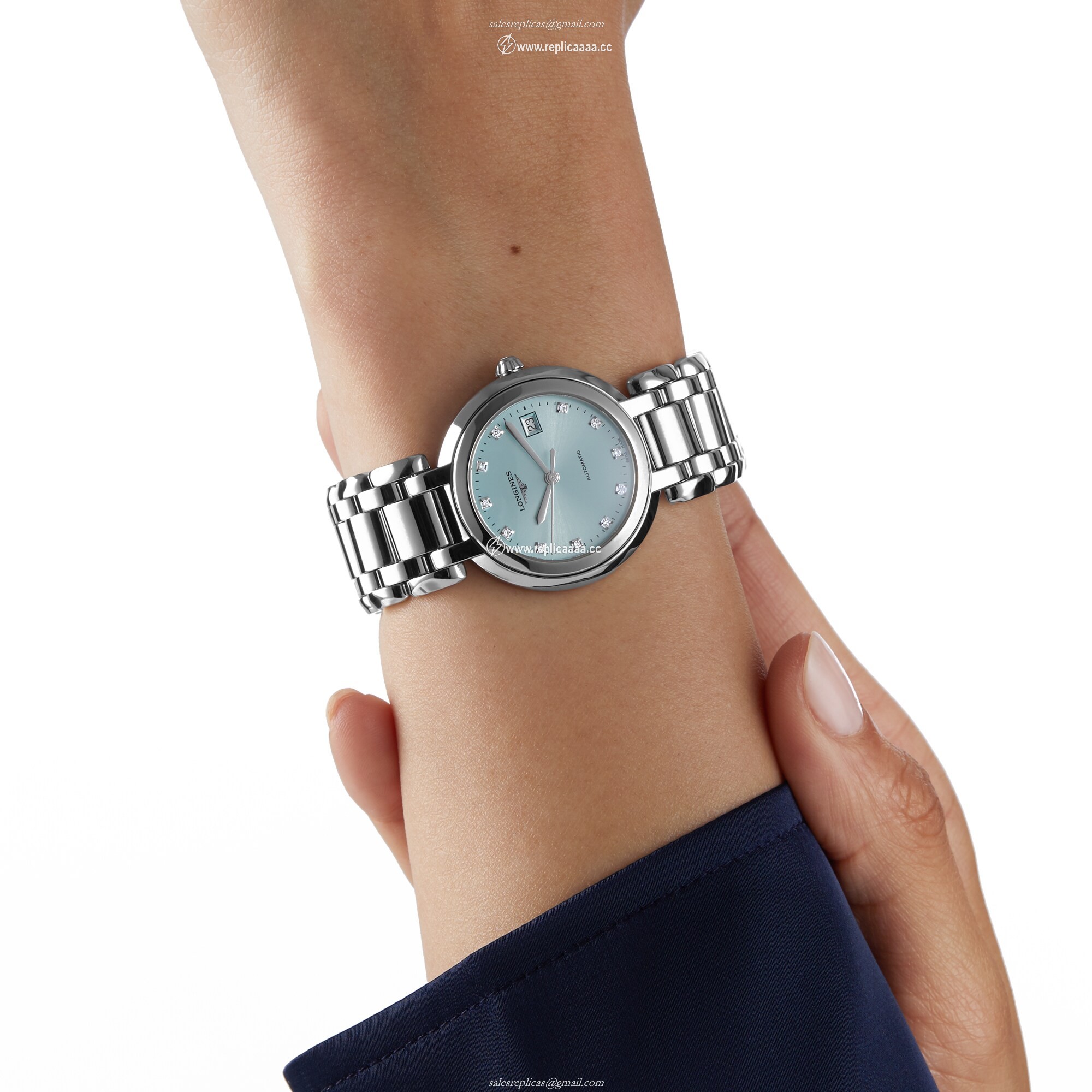 Replica Longines Prima Luna 30mm Ladies details Blue L81134906 2 Replica Longines Prima Luna 30mm Ladies details Blue L81134906
