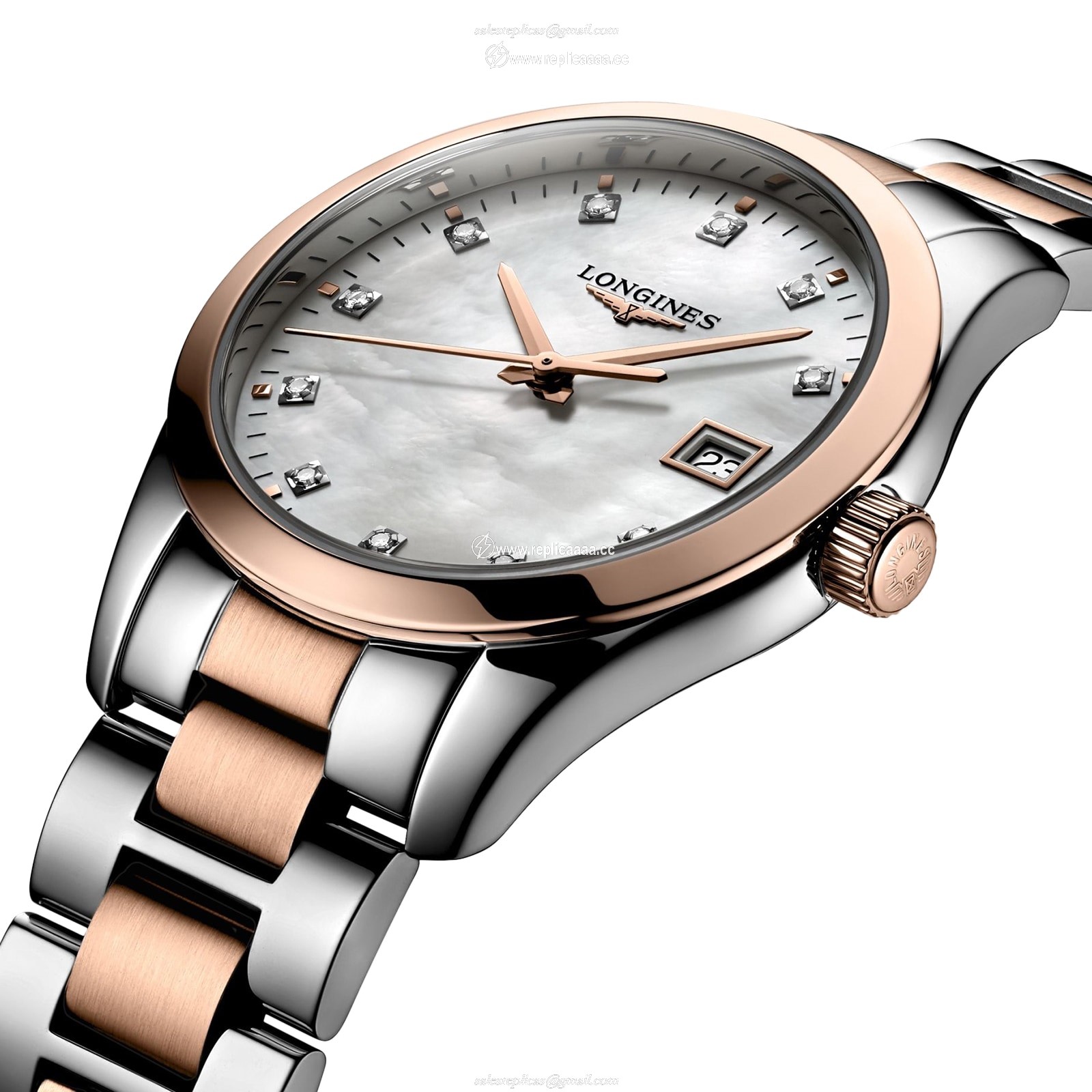 Replica Longines Conquest Classic 34mm Ladies details White L23863877 2 Replica Longines Conquest Classic 34mm Ladies details White L23863877