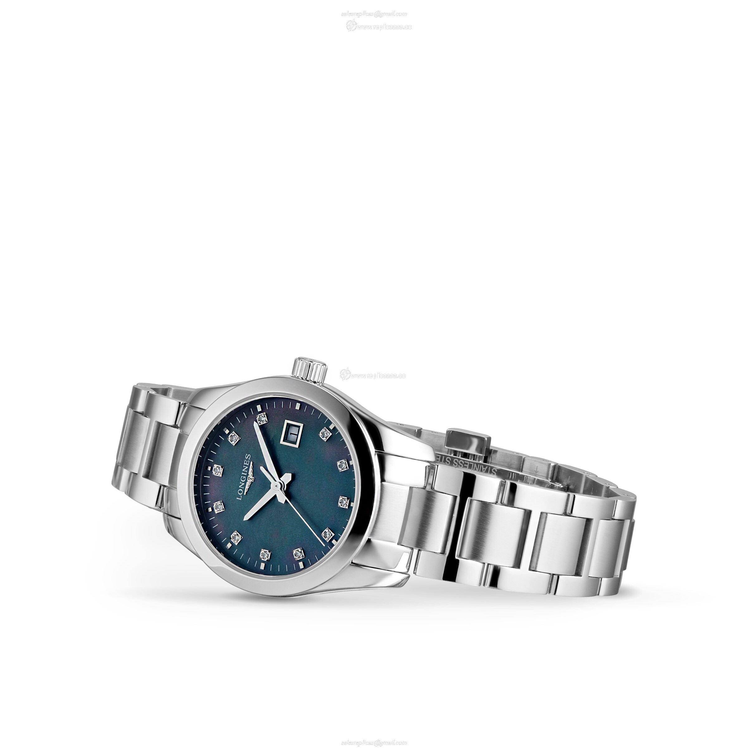 Replica Longines Conquest Classic 30mm Ladies details L22864886