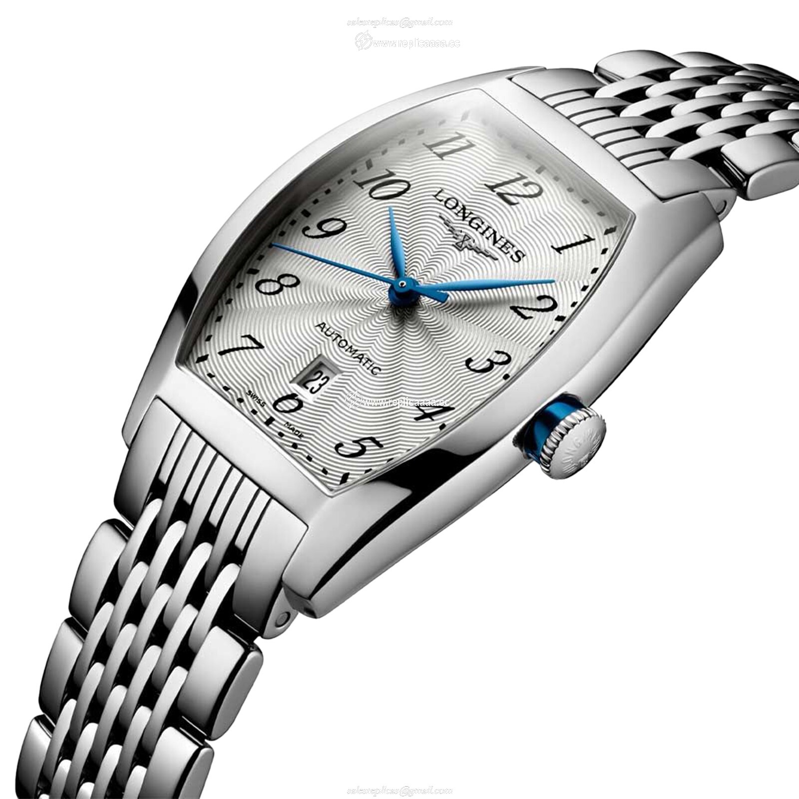 Replica Longines Evidenza 26mm X 30.6mm Ladies details Silver L21424736 2 Replica Longines Evidenza 26mm X 30.6mm Ladies details Silver L21424736