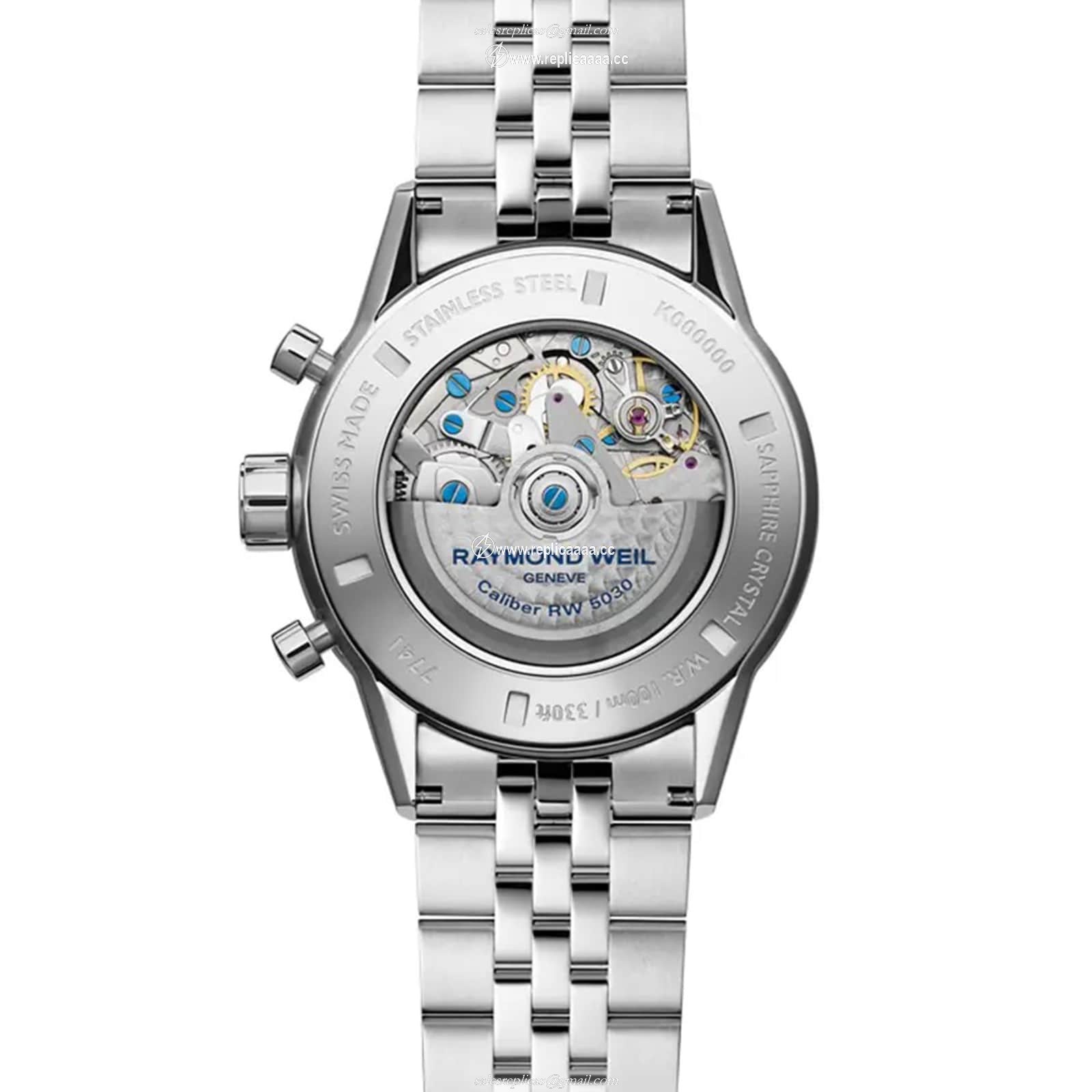 Replica Raymond Weil Freelancer Automatic Chronograph 43.5mm Mens details Blue 7741-ST3-50021