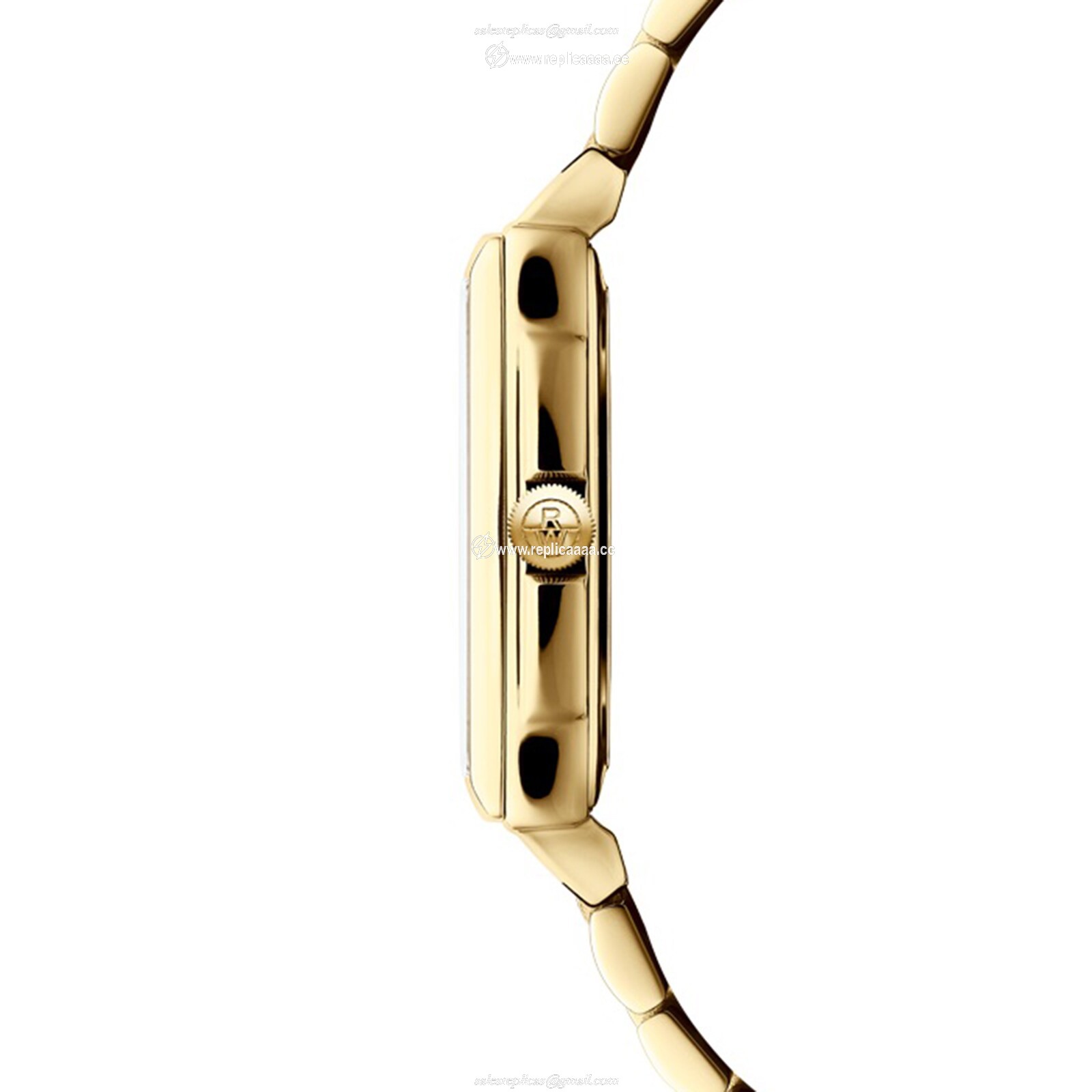 Replica Raymond Weil Toccata Champagne Dial - Ladies Rectangular details 22.6mm 5925-P-00100