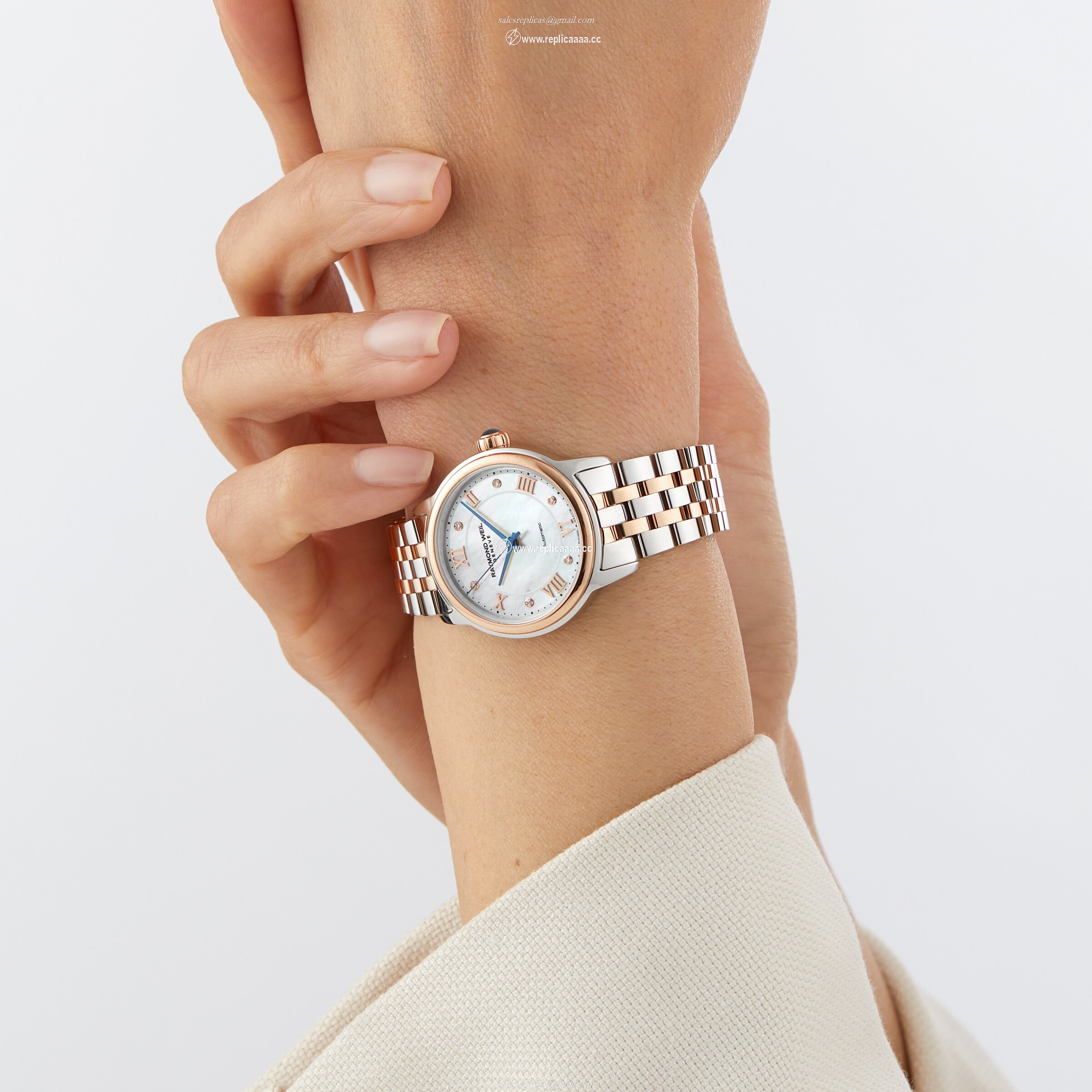 Replica Raymond Weil Maestro Ladies details 2131-SP5-00966