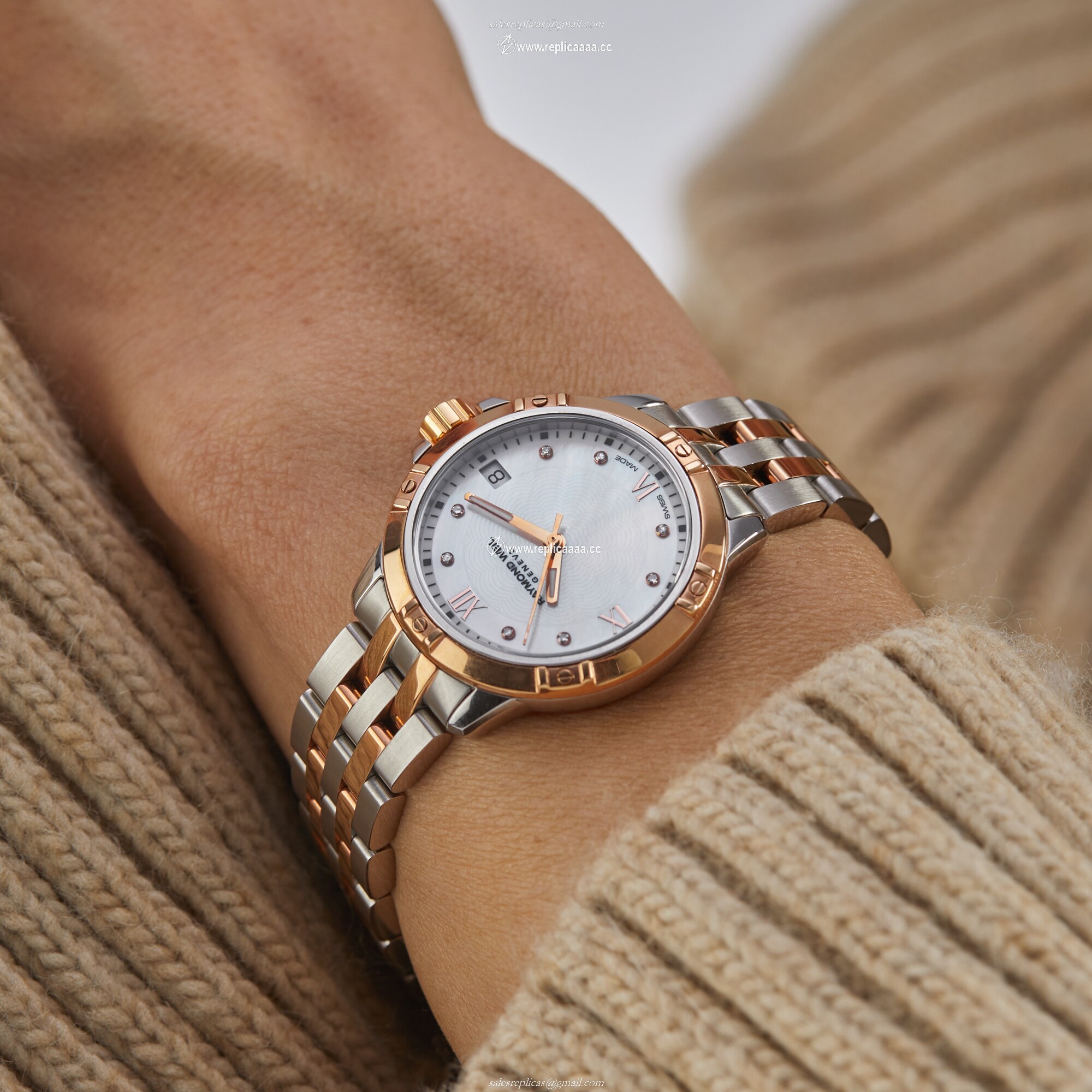 Replica Raymond Weil Tango 30mm Ladies details 5960-SP5-00995