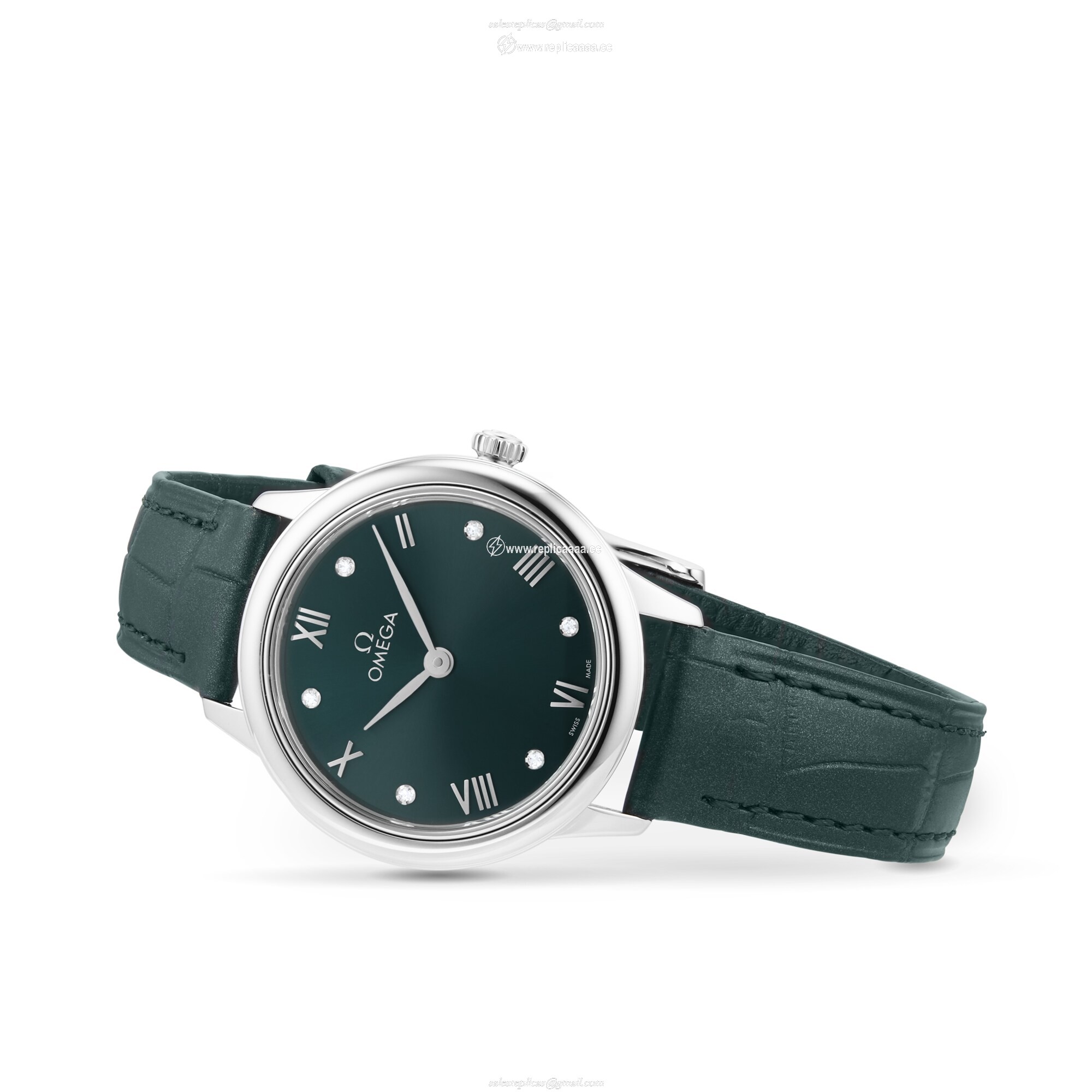 Replica Omega De Ville Prestige 27.5mm Steel On Leather Strap Ladies details O43413286060001 2 Replica Omega De Ville Prestige 27.5mm Steel On Leather Strap Ladies details O43413286060001