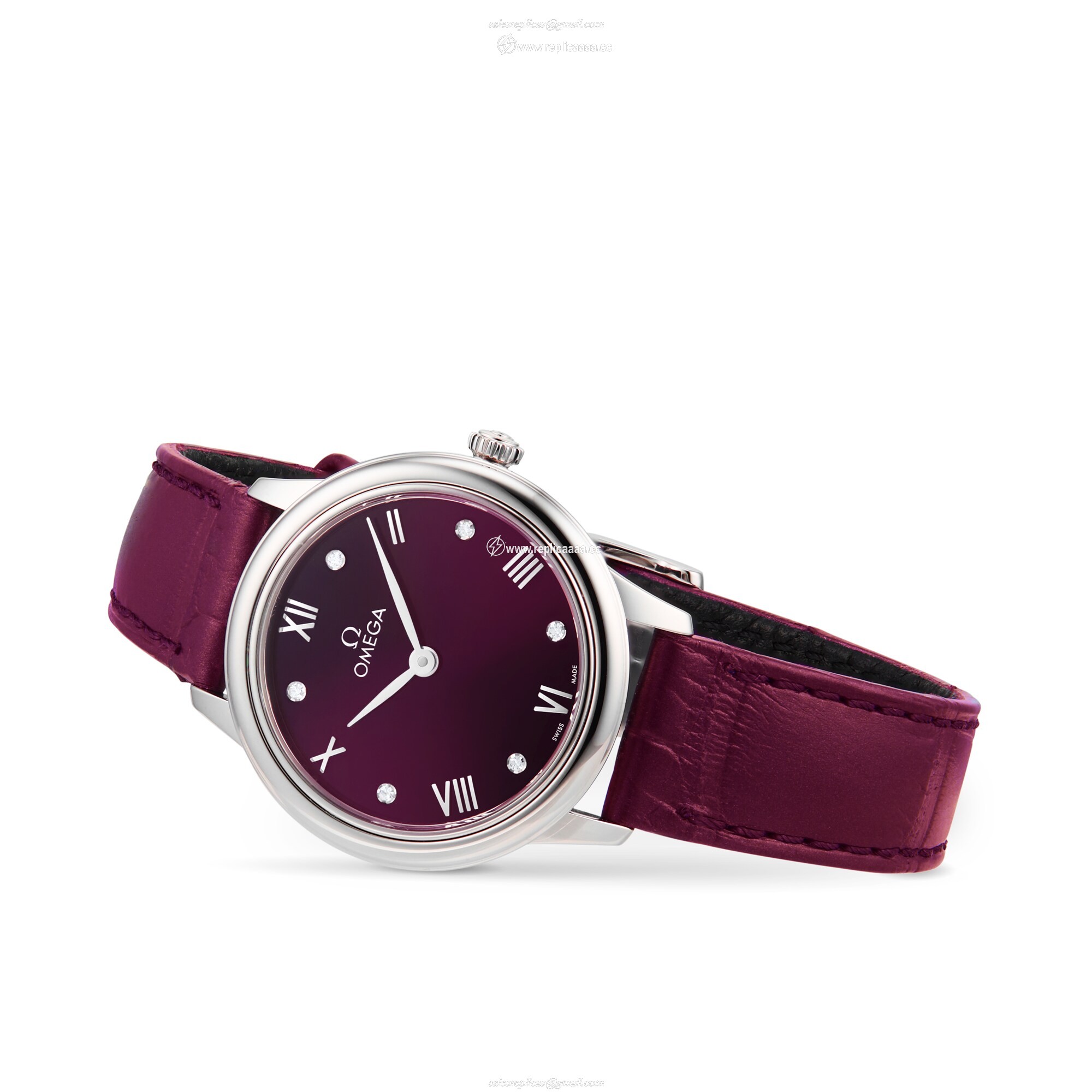 Replica Omega De Ville Prestige 27.5mm Steel On Leather Strap Ladies details O43413286061001 2 Replica Omega De Ville Prestige 27.5mm Steel On Leather Strap Ladies details O43413286061001