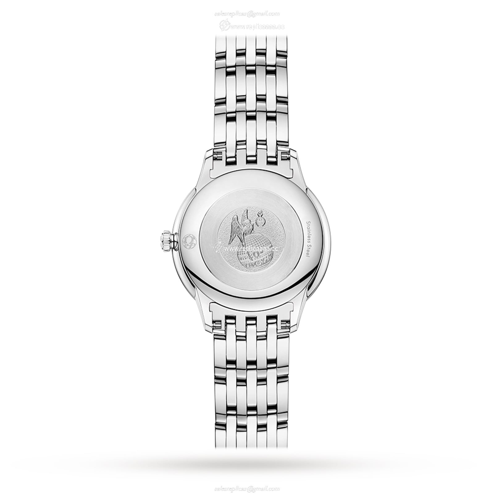 Replica Omega De Ville Prestige Quartz 27.5mm Ladies details Red O43410286011001